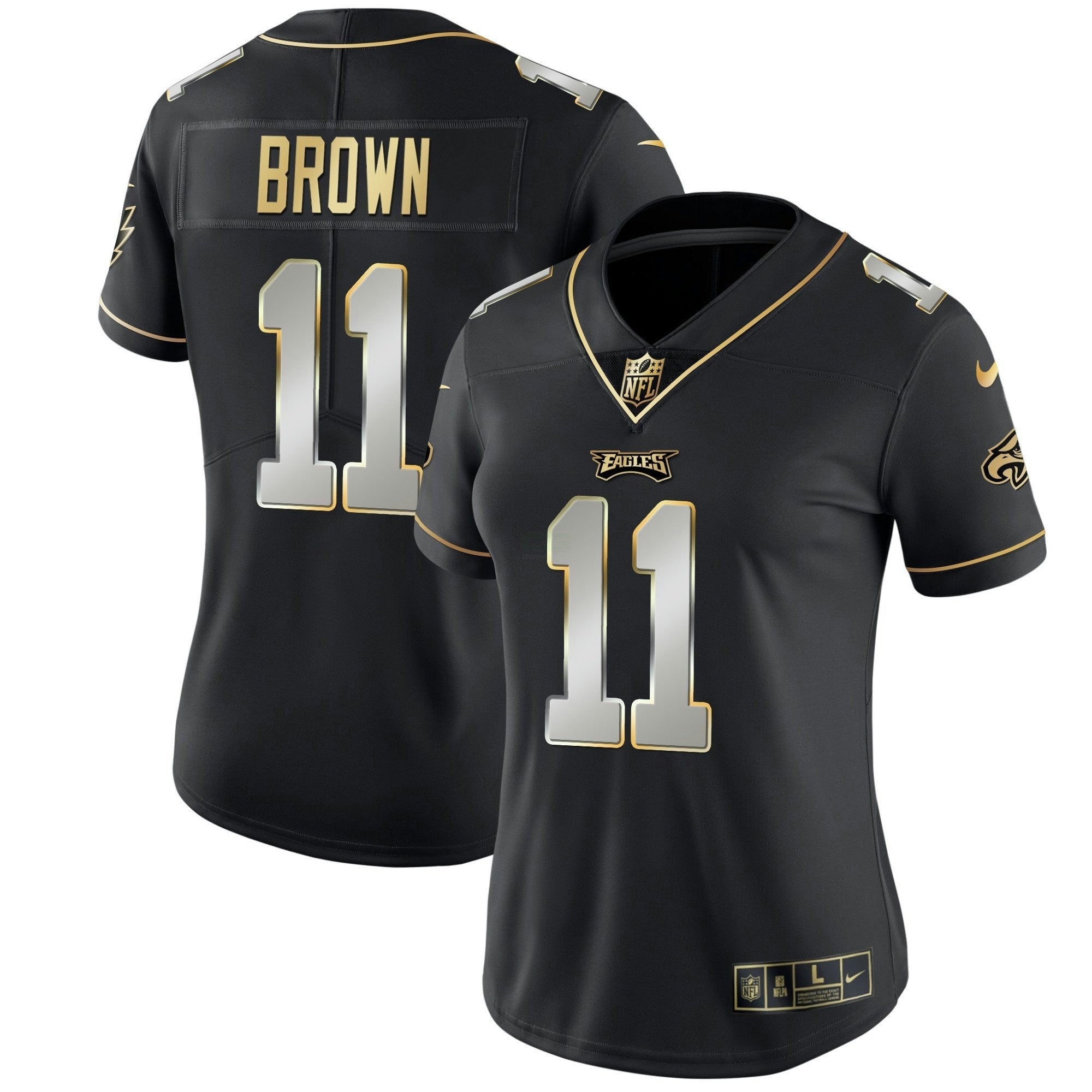Camisa NFL Women’s Gold & Split Vapor