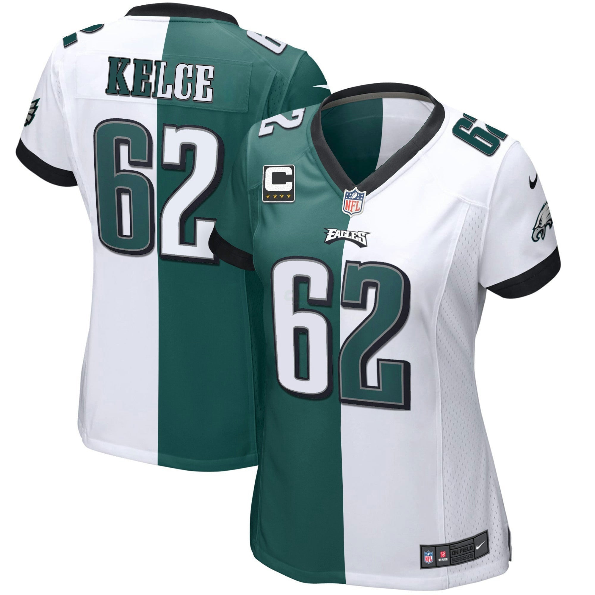 Camisa NFL Women’s Gold & Split Vapor
