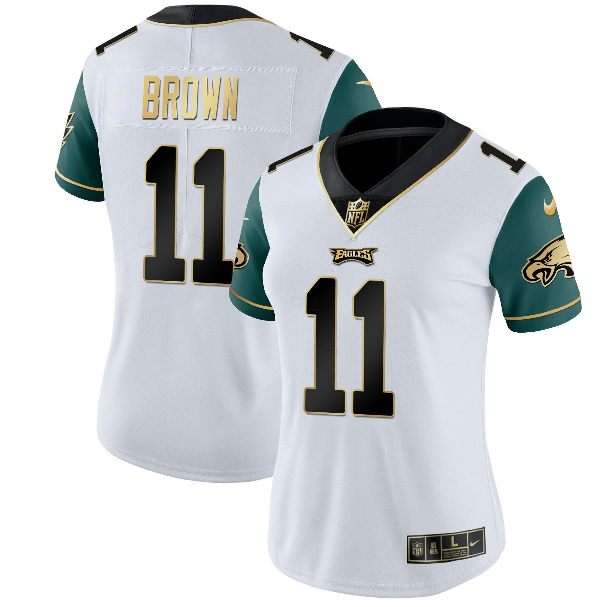Camisa NFL Women’s Gold & Split Vapor