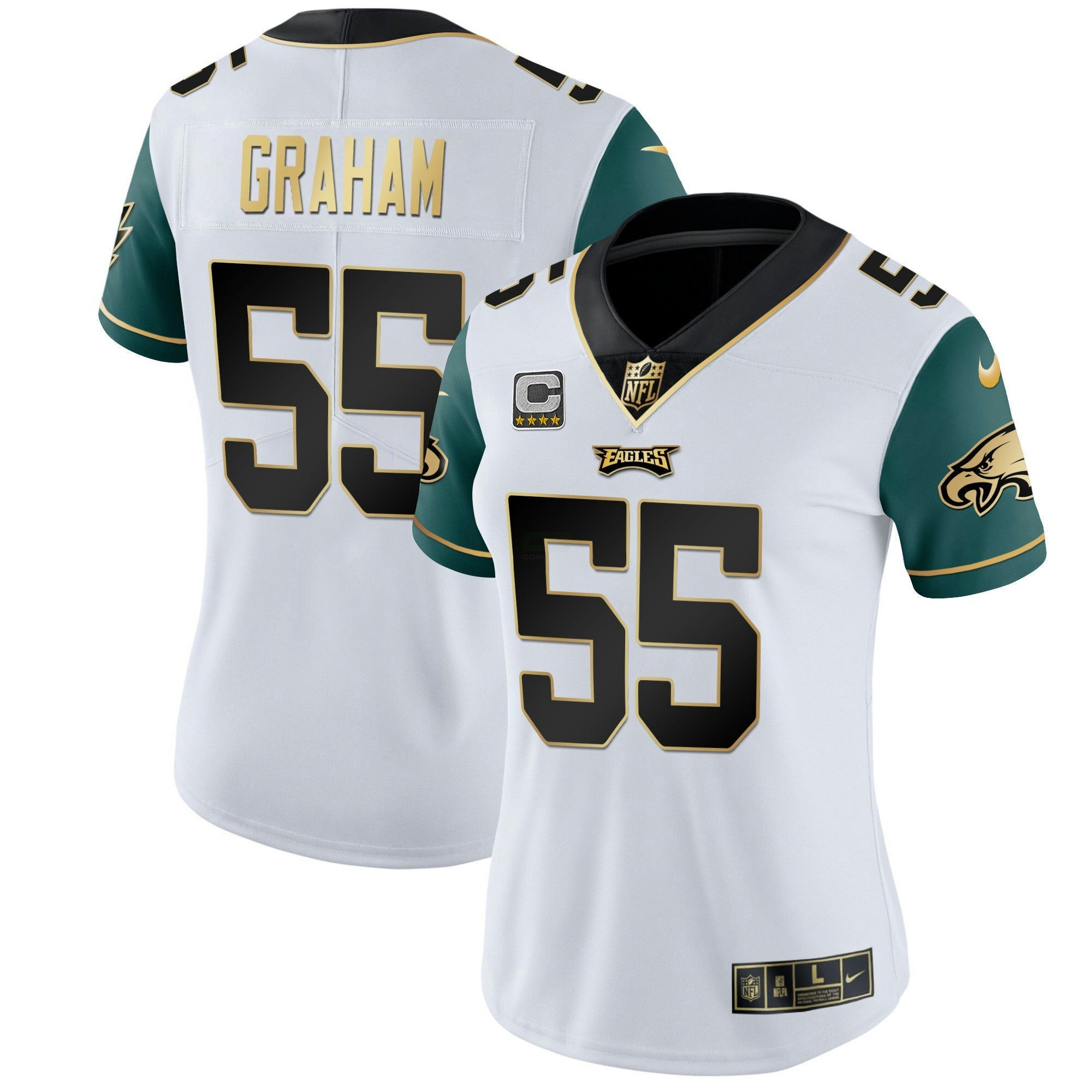 Camisa NFL Women’s Gold & Split Vapor