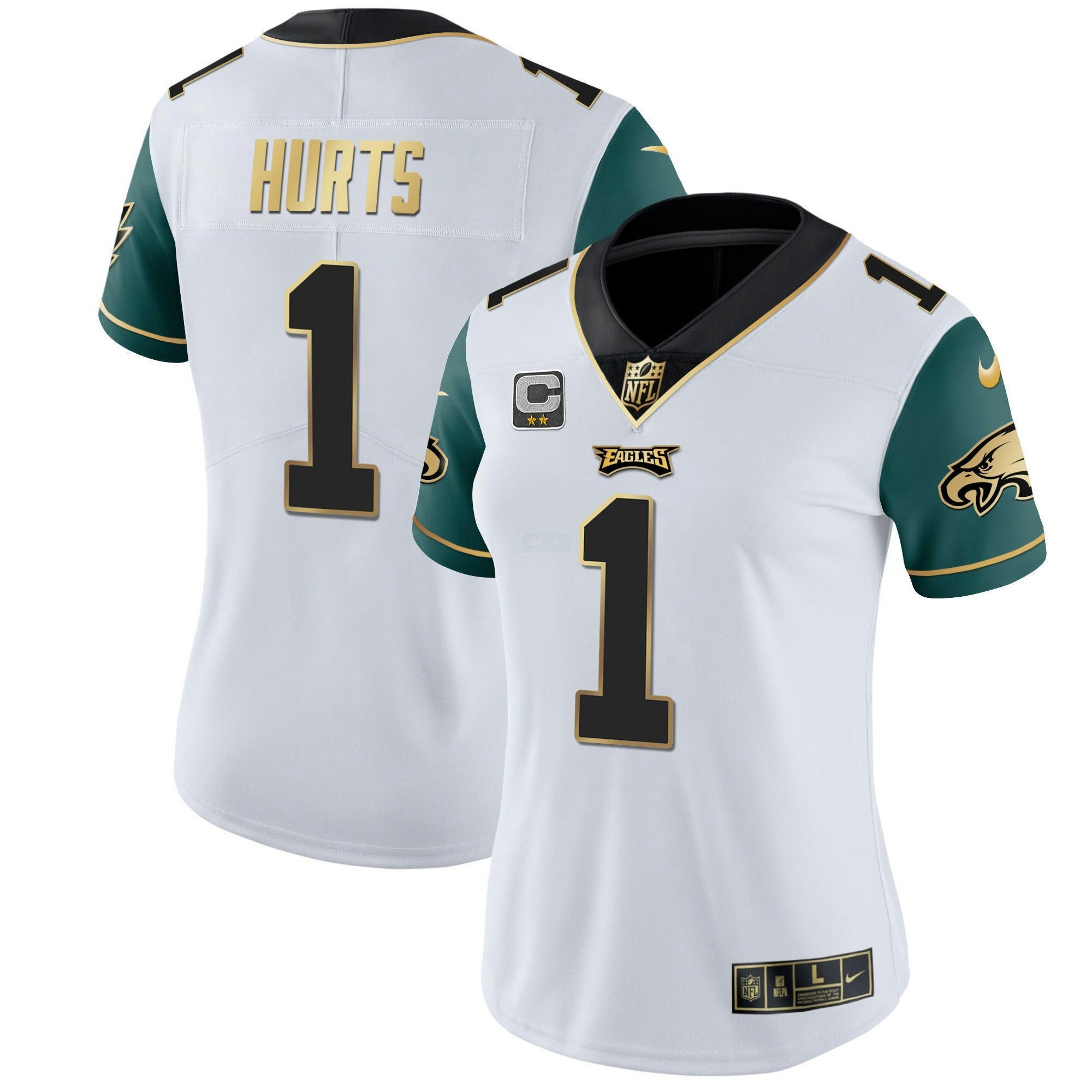 Camisa NFL Women’s Gold & Split Vapor