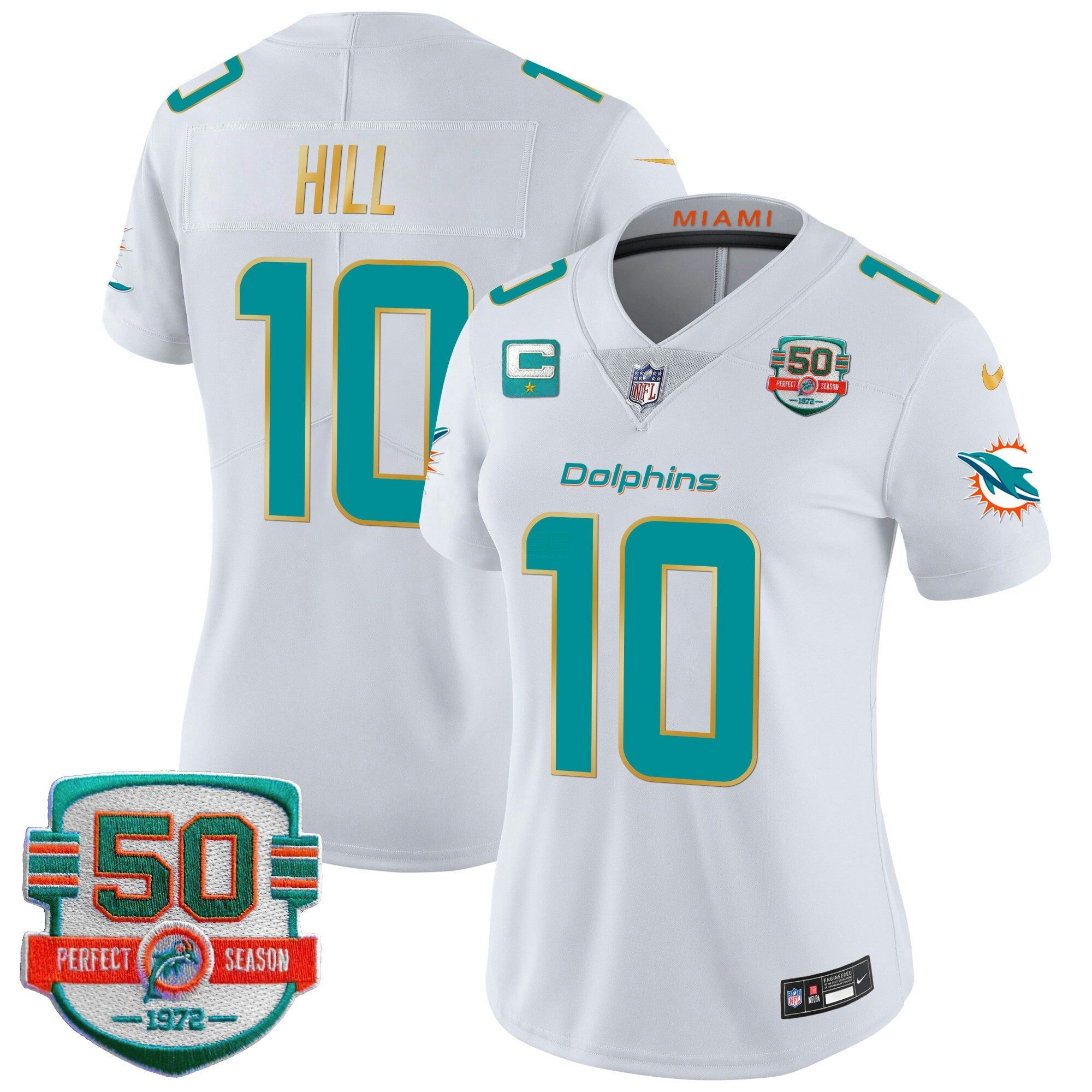 Camisa NFL Women’s Gold Trim Vapor Limited Jersey