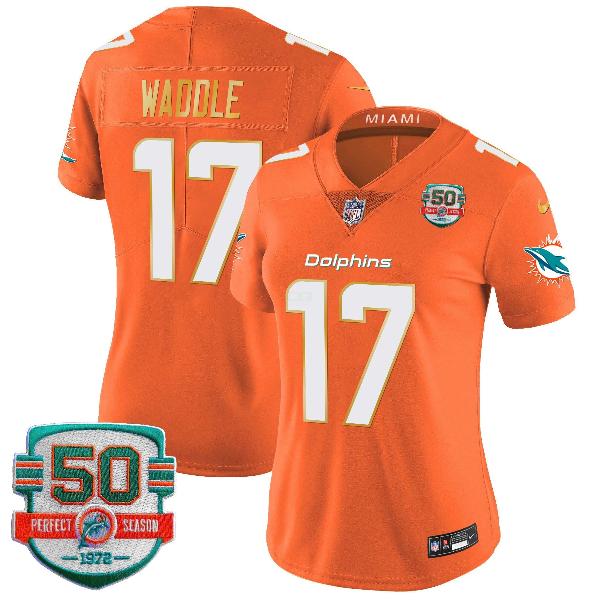 Camisa NFL Women’s Gold Trim Vapor Limited Jersey