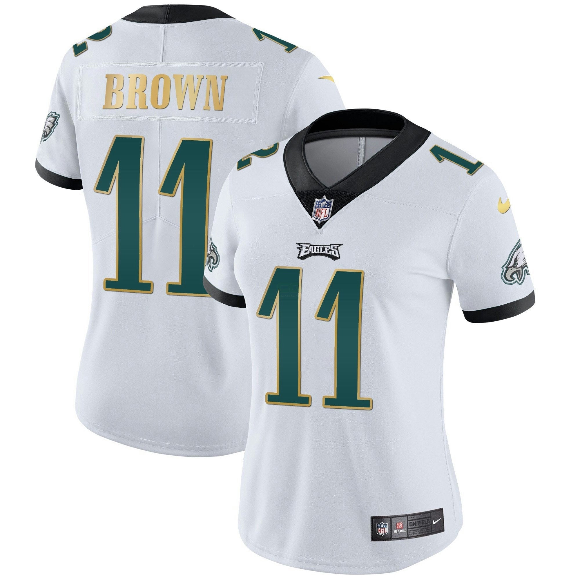 Camisa NFL Women’s Gold Trim Vapor Player Jersey
