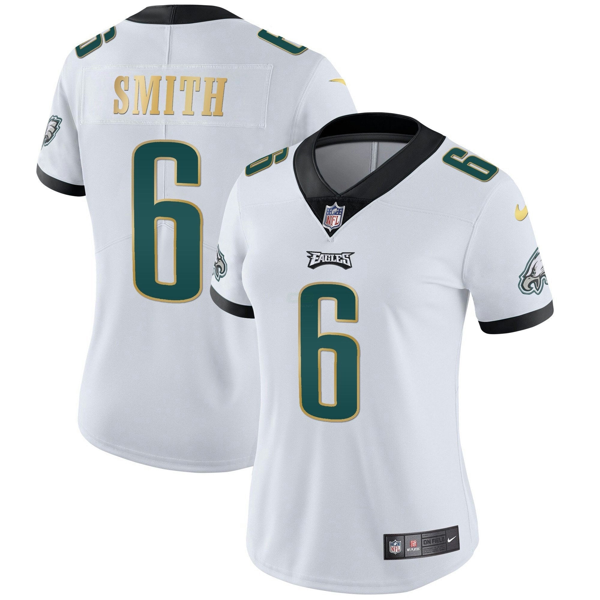 Camisa NFL Women’s Gold Trim Vapor Player Jersey