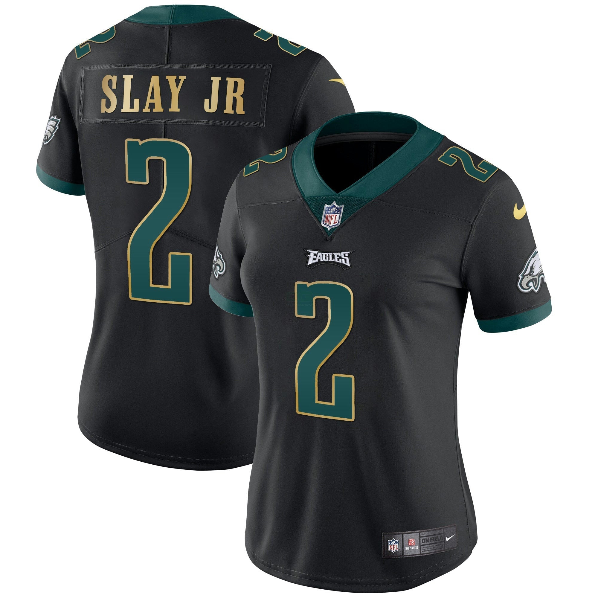 Camisa NFL Women’s Gold Trim Vapor Player Jersey