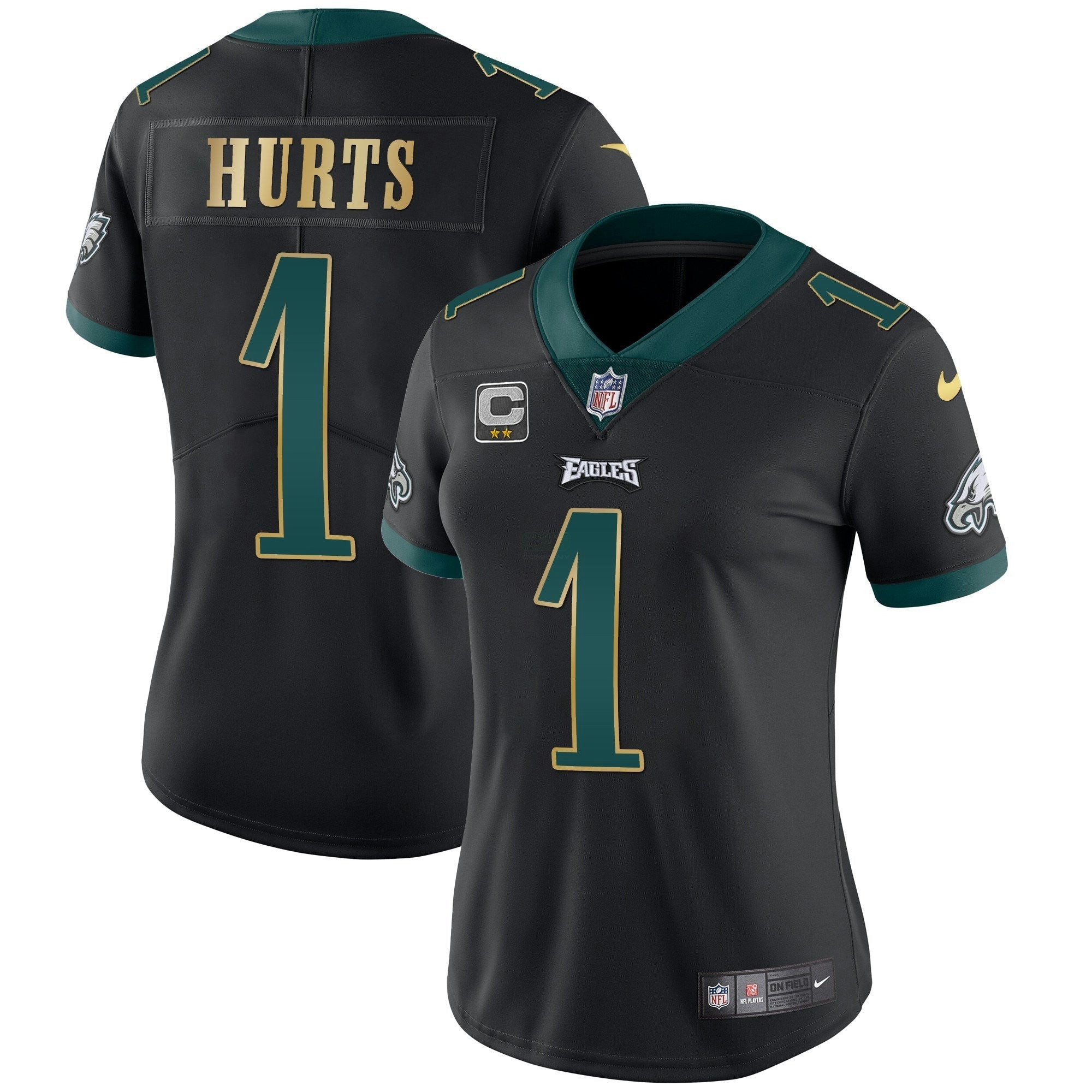 Camisa NFL Women’s Gold Trim Vapor Player Jersey