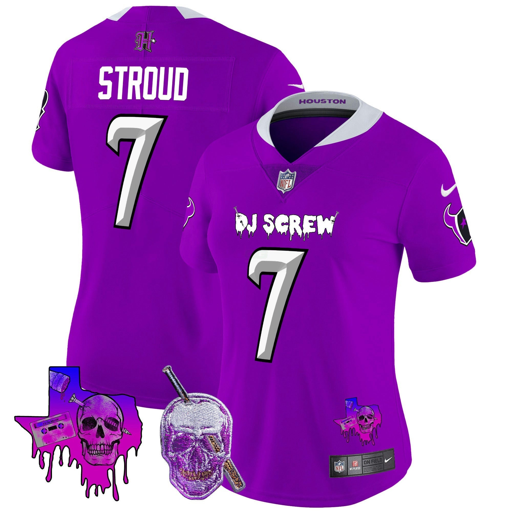 Camisa NFL Women’s Houston DJ Screw Vapor Limited Jersey