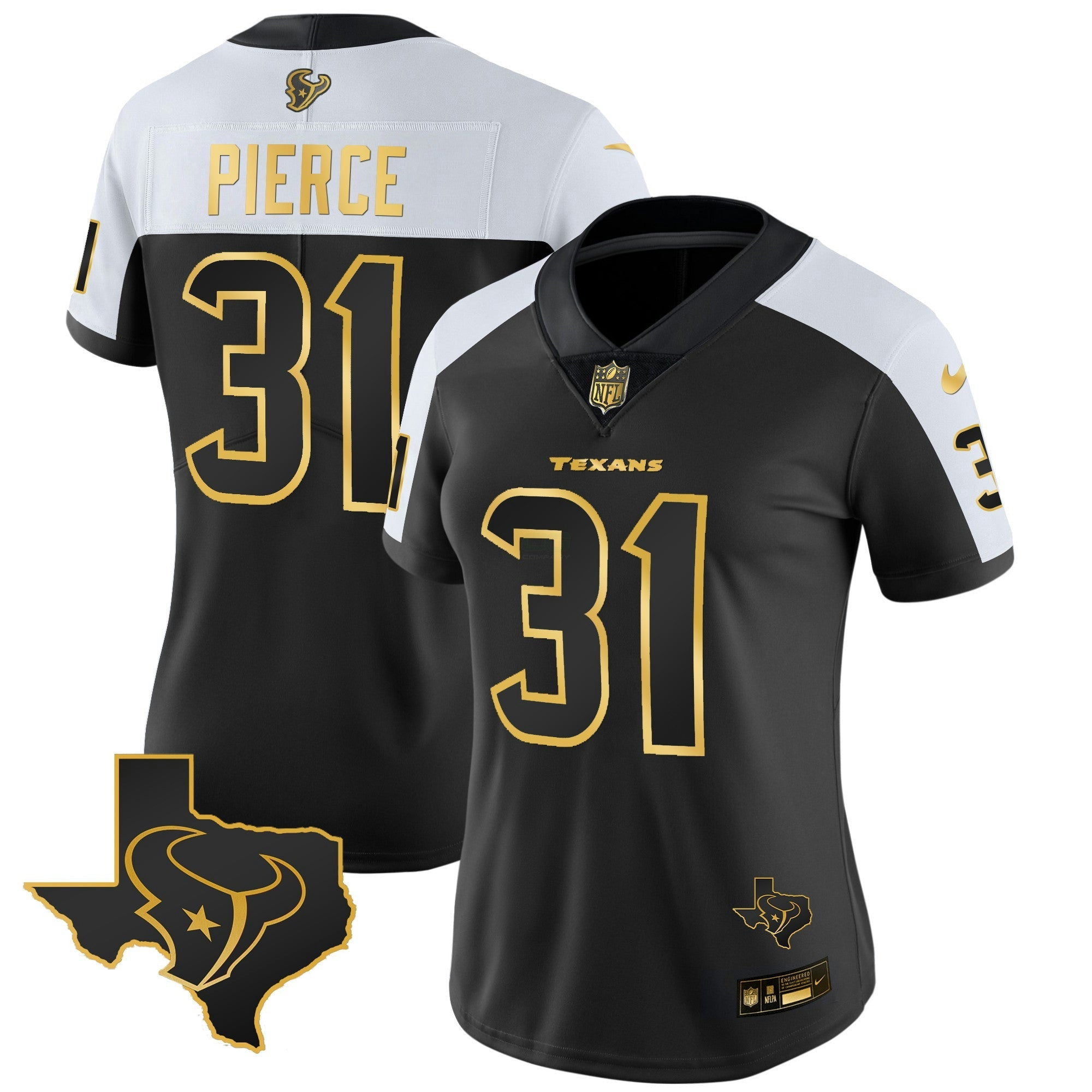 Camisa NFL Women’s Houston Gold Vapor Limited Jersey