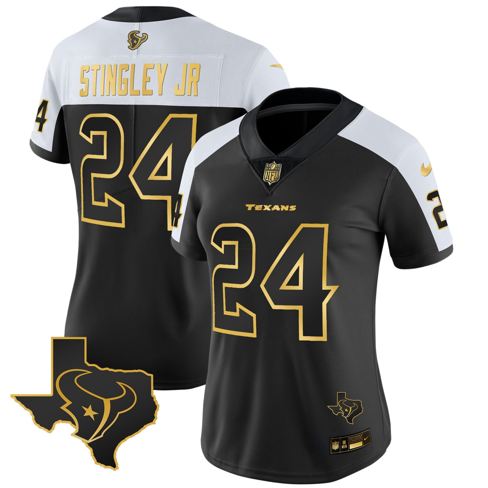 Camisa NFL Women’s Houston Gold Vapor Limited Jersey