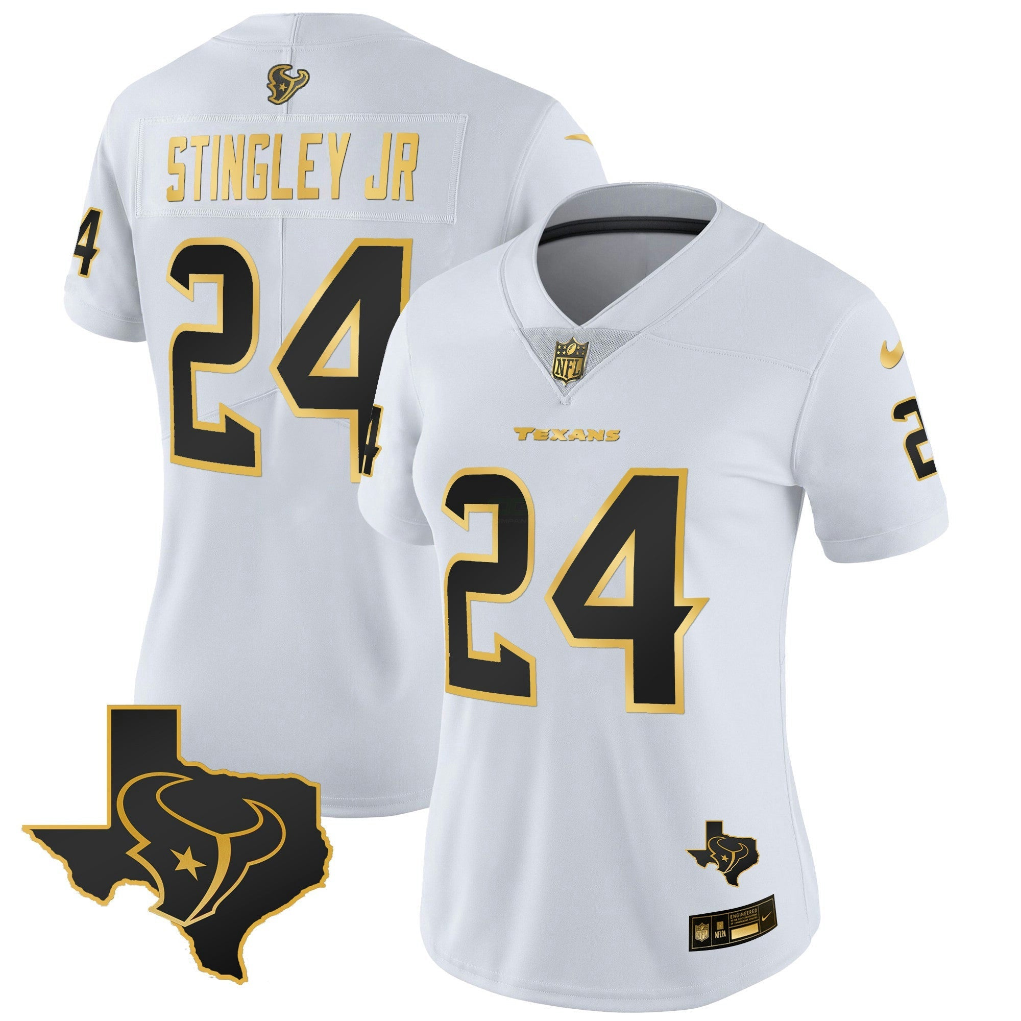 Camisa NFL Women’s Houston Gold Vapor Limited Jersey