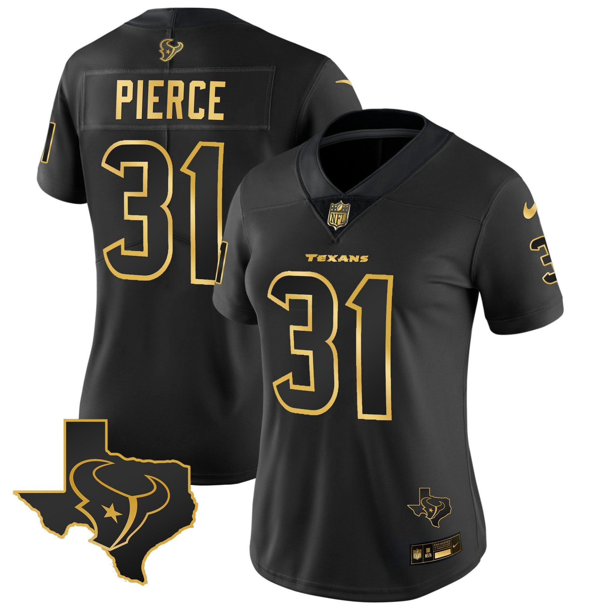 Camisa NFL Women’s Houston Gold Vapor Limited Jersey