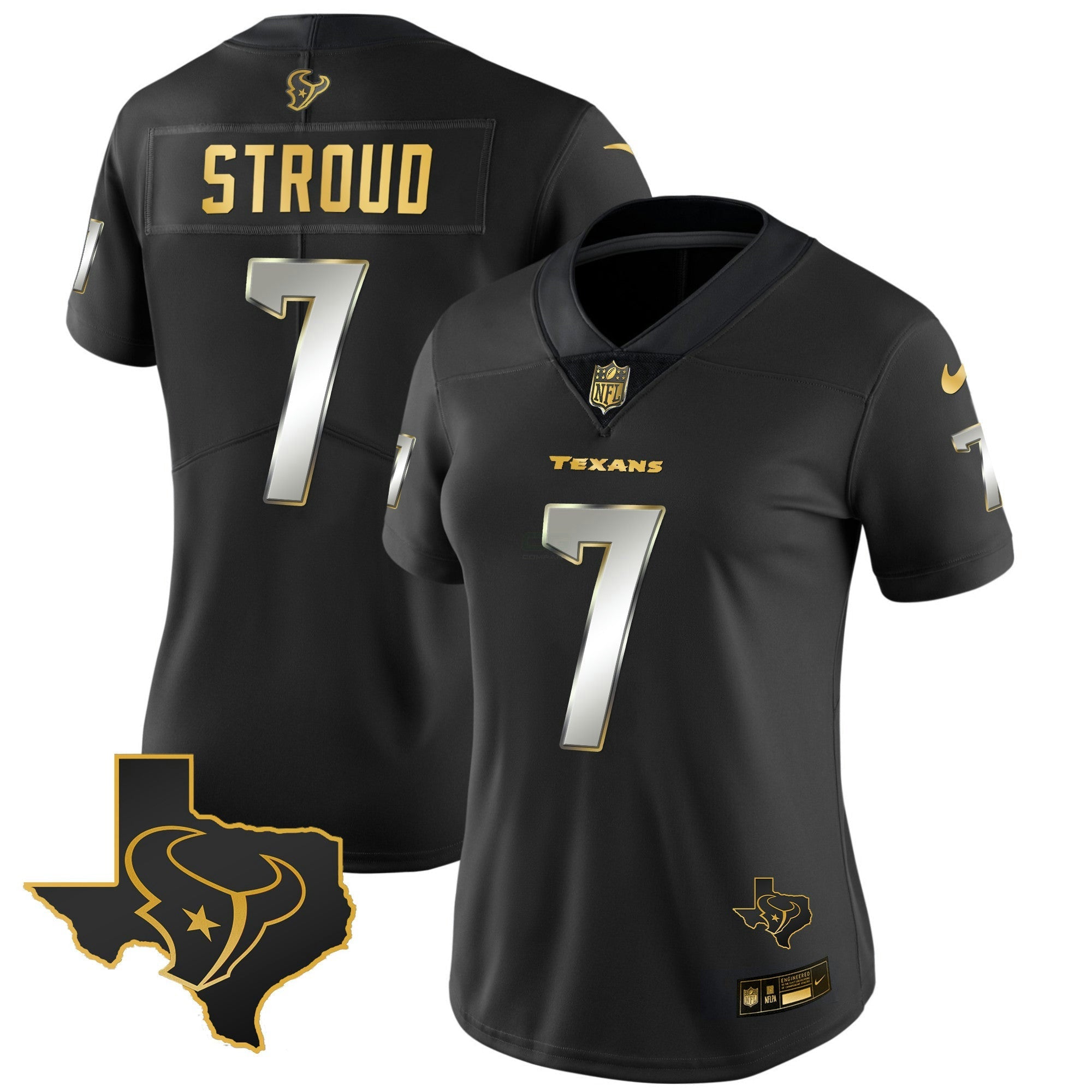 Camisa NFL Women’s Houston Gold Vapor Limited Jersey
