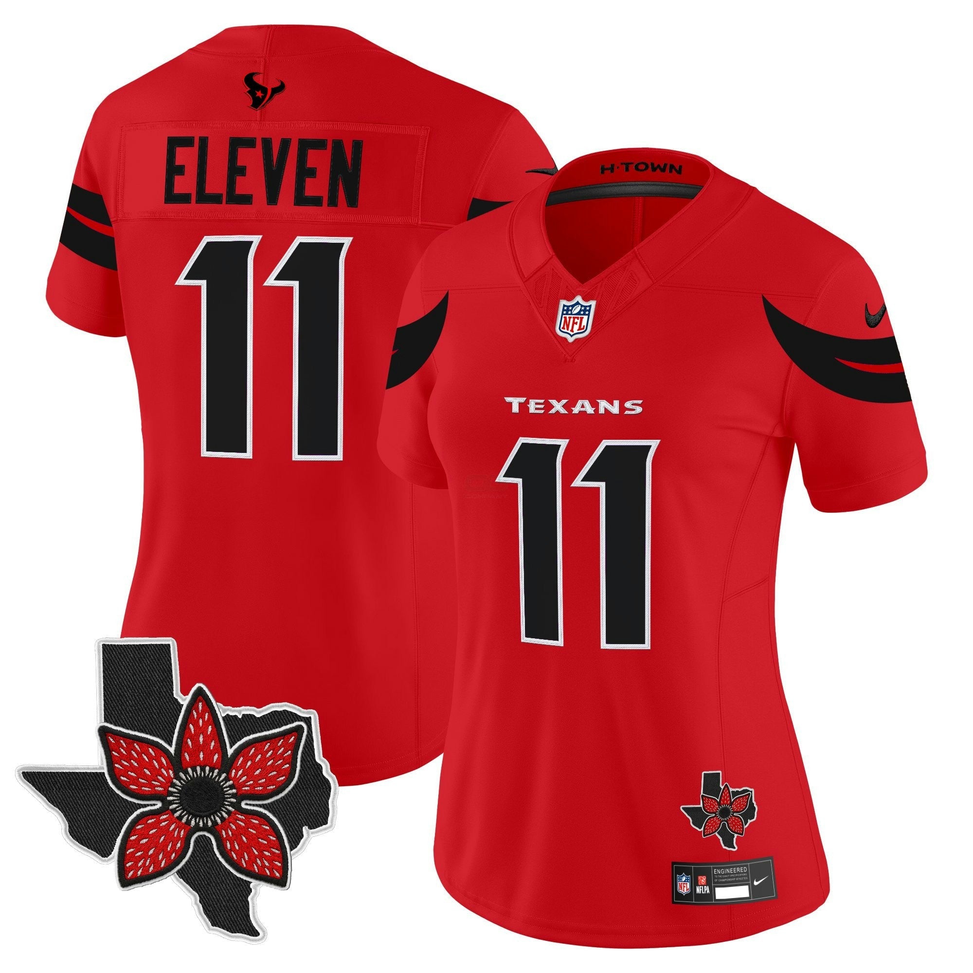 Camisa NFL Women’s Houston ‘Stranger Things Edition’ Vapor Limited Jersey