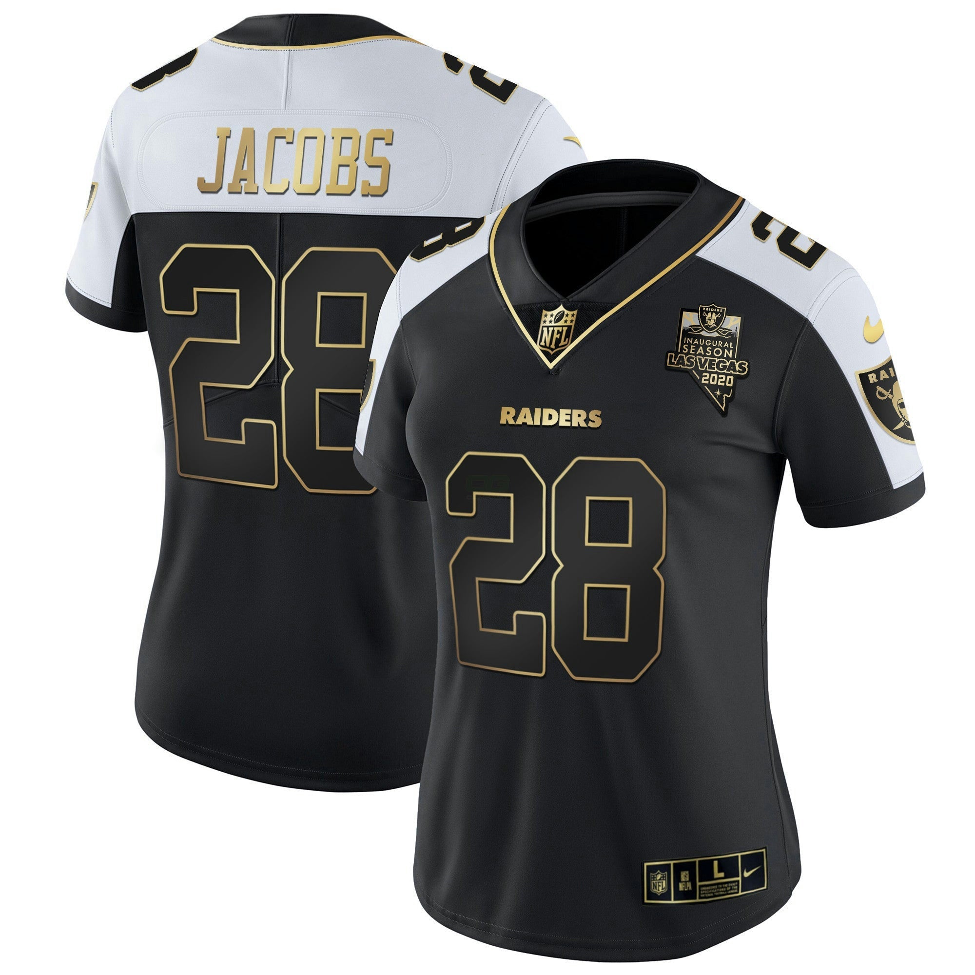 Camisa NFL Women’s Inaugural Season Patch Dourada & Split