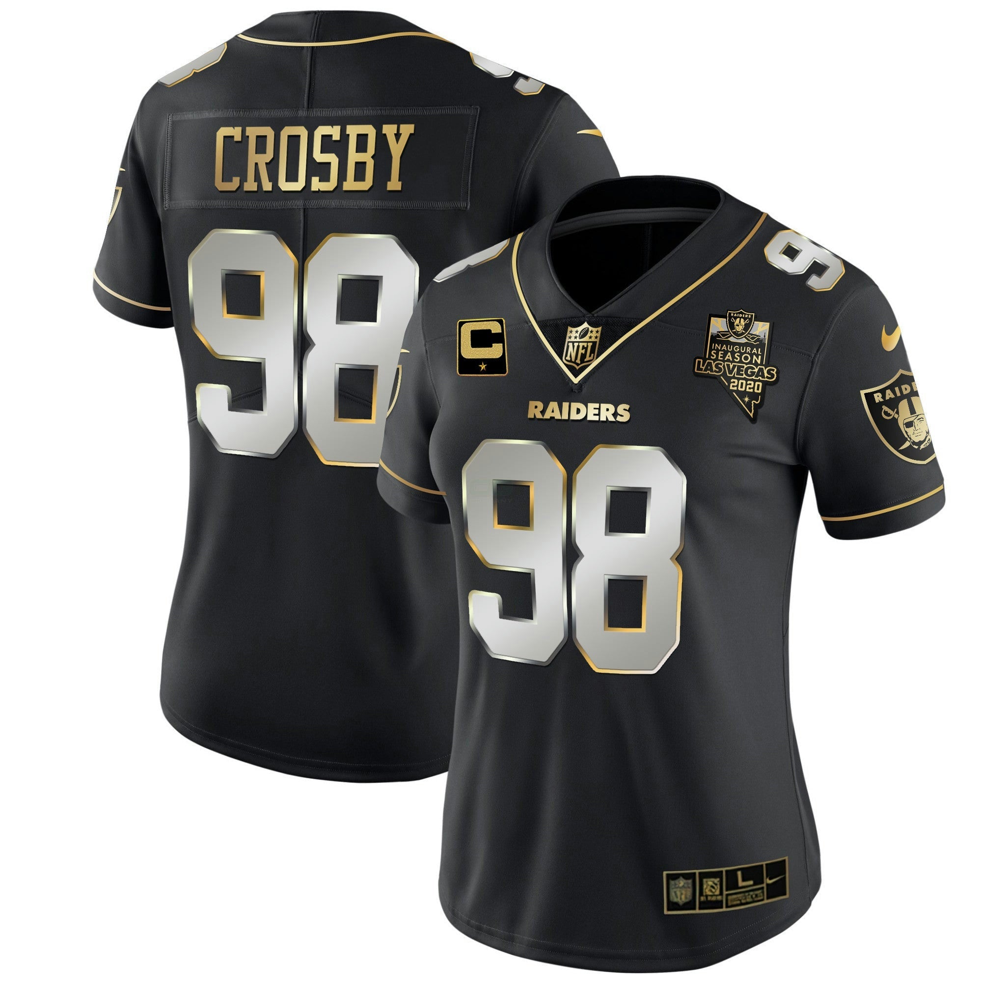 Camisa NFL Women’s Inaugural Season Patch Dourada & Split