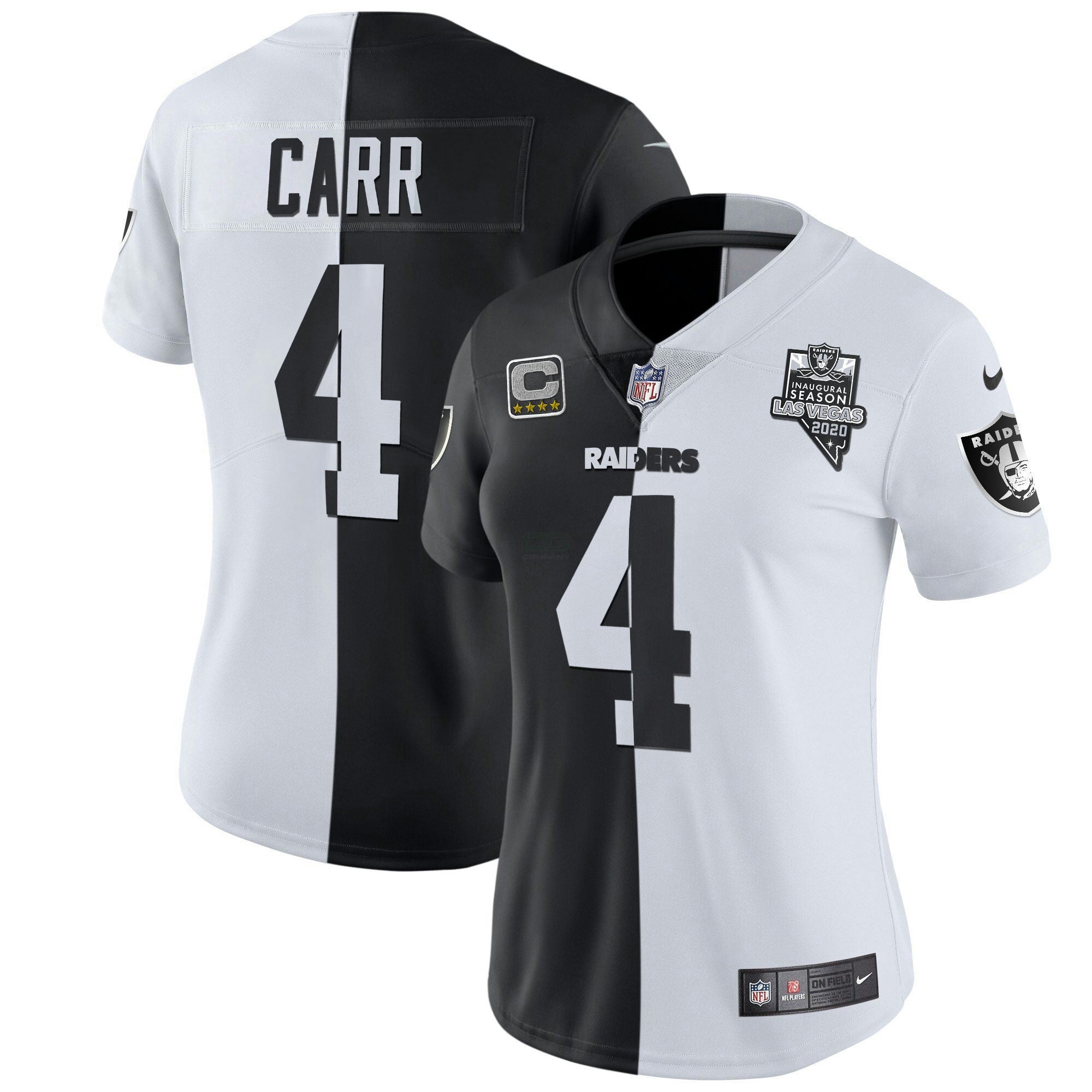 Camisa NFL Women’s Inaugural Season Patch Dourada & Split