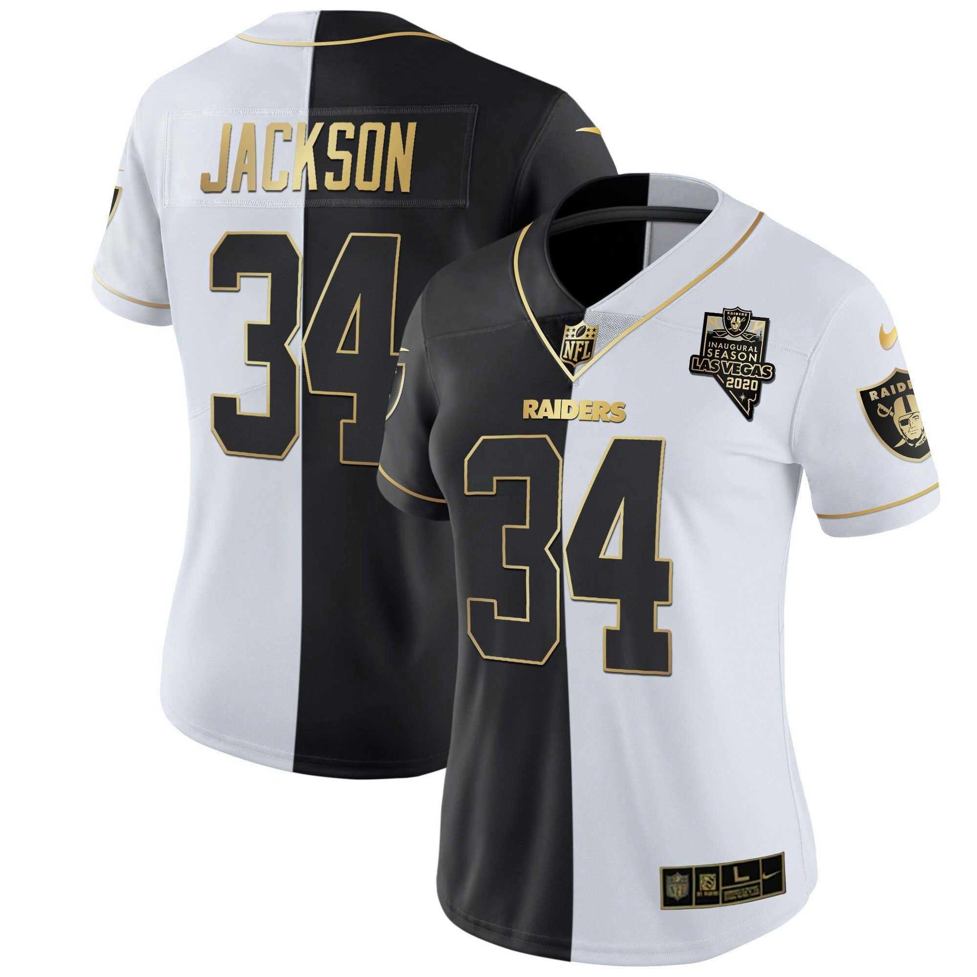 Camisa NFL Women’s Inaugural Season Patch Dourada & Split