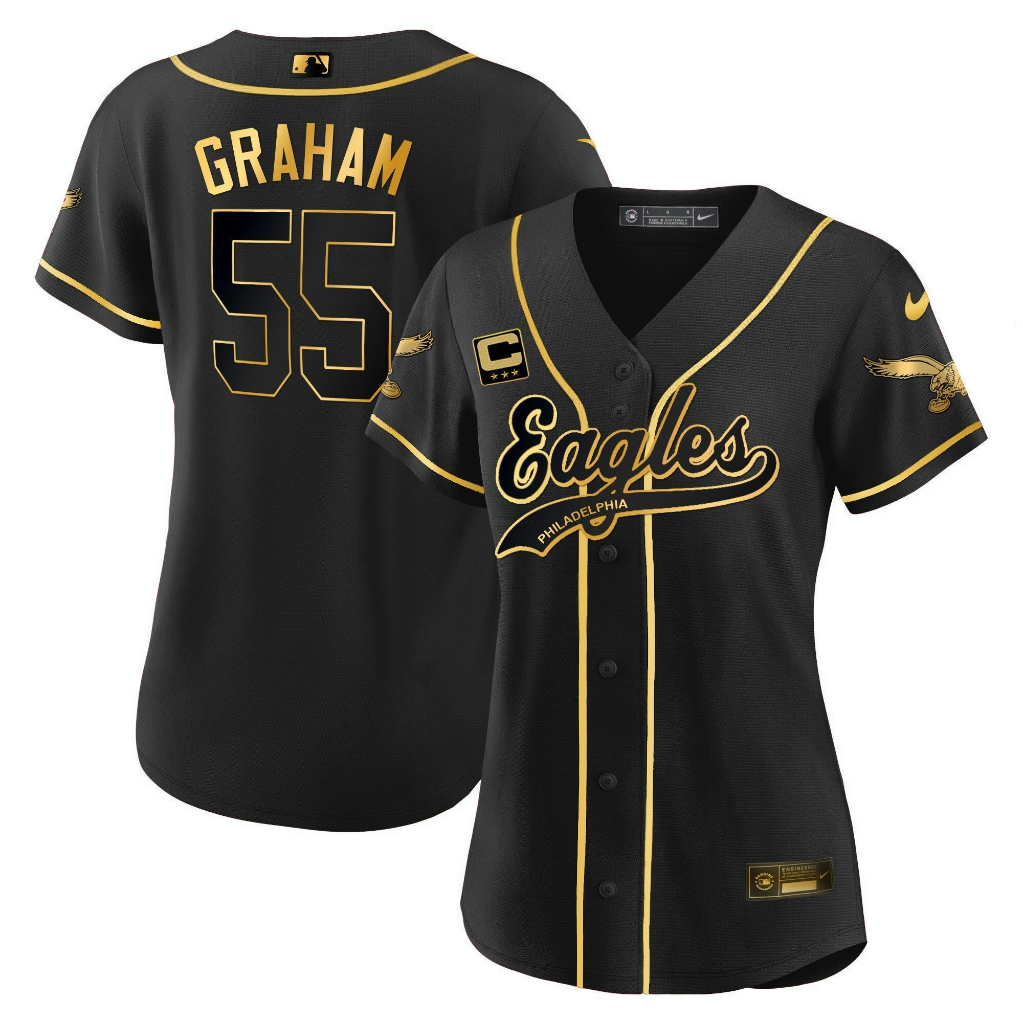 Camisa NFL Women’s Kelly Green Baseball Limited Jersey