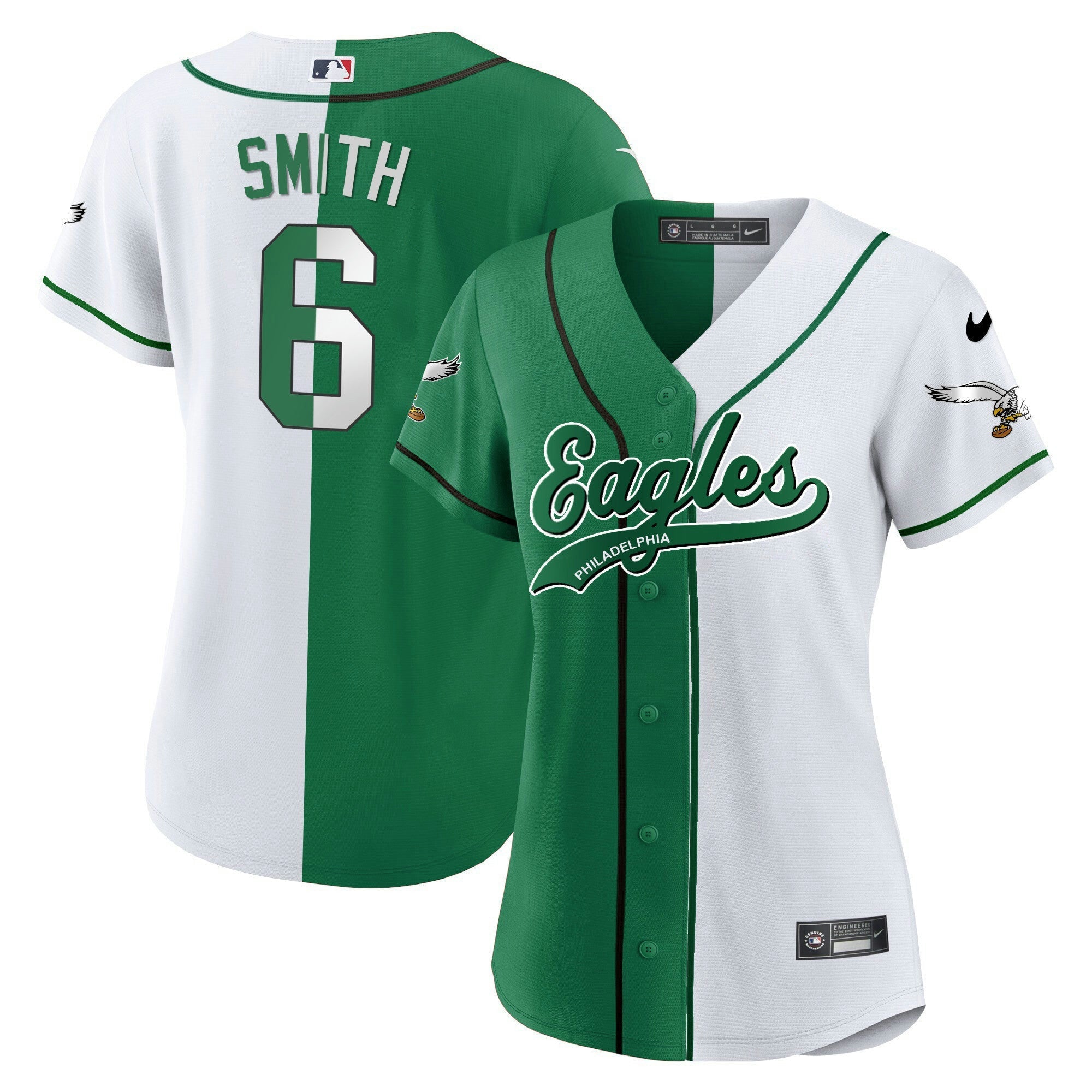 Camisa NFL Women’s Kelly Green Baseball Limited Jersey
