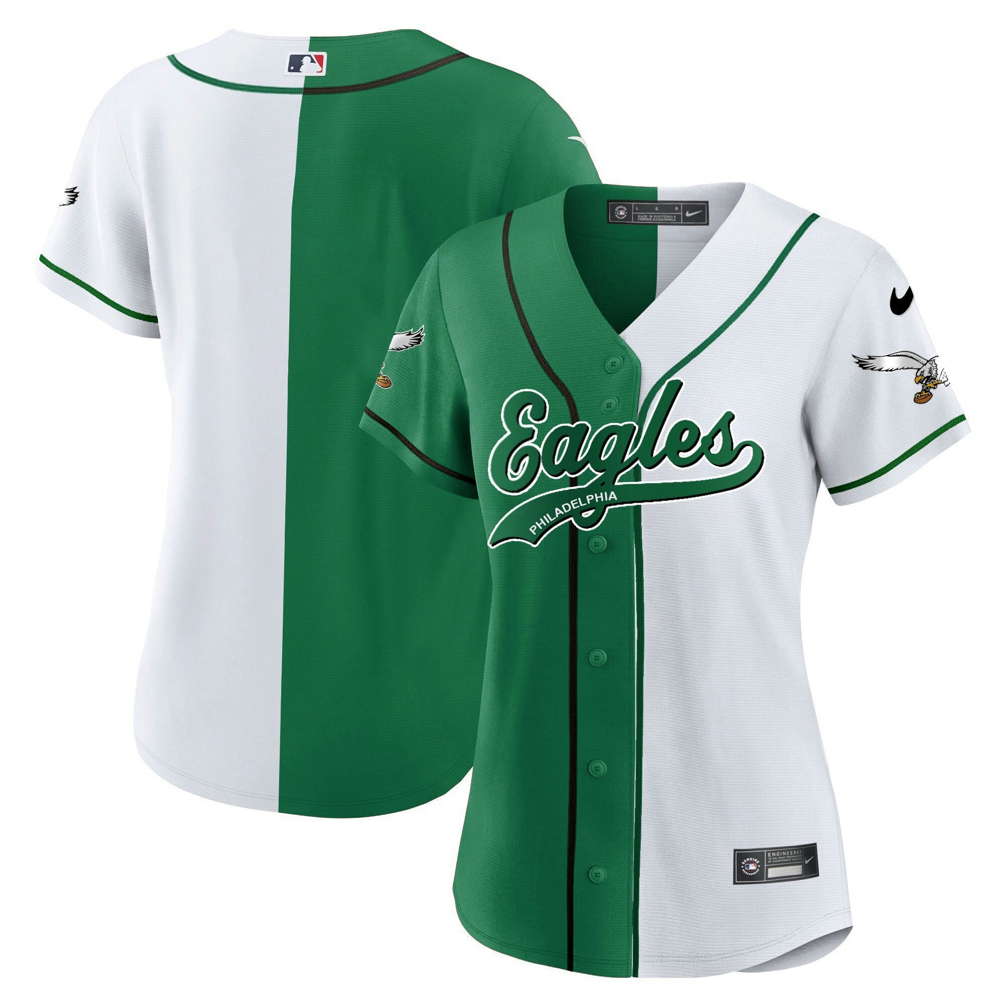 Camisa NFL Women’s Kelly Green Baseball Limited Jersey