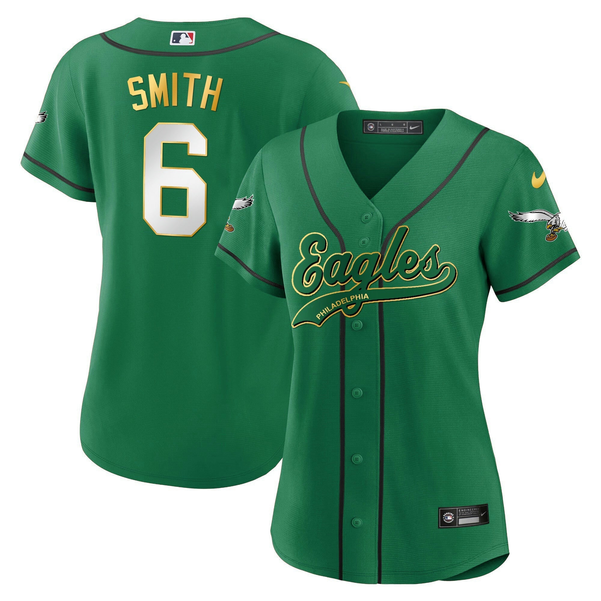 Camisa NFL Women’s Kelly Green Jersey