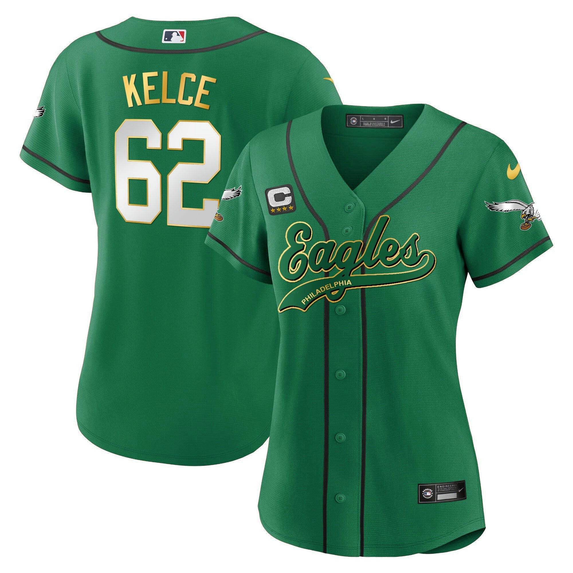 Camisa NFL Women’s Kelly Green Jersey