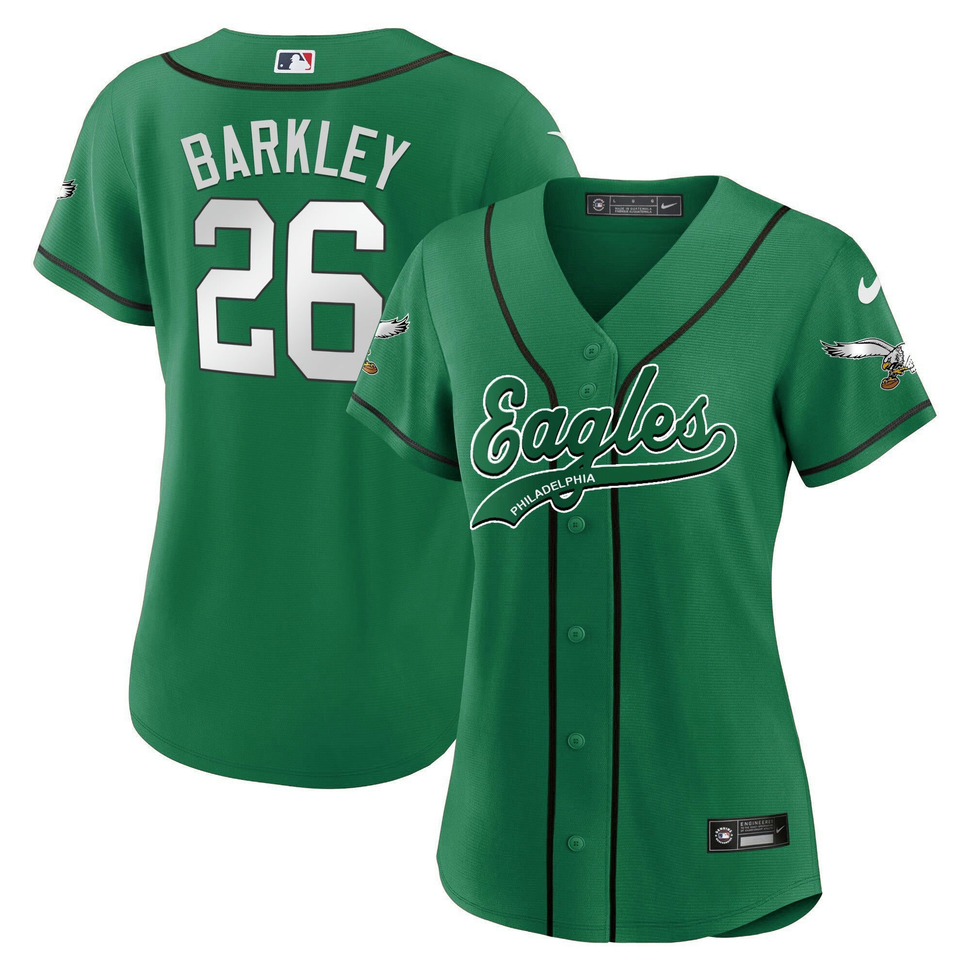 Camisa NFL Women’s Kelly Green Jersey