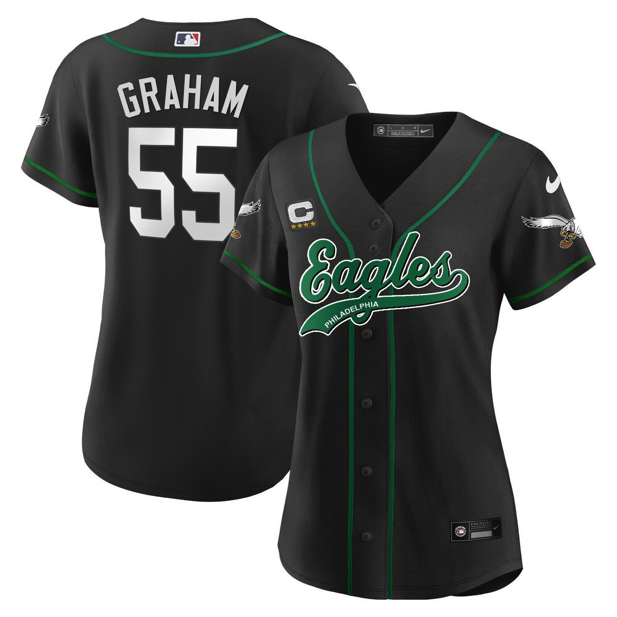Camisa NFL Women’s Kelly Green Jersey
