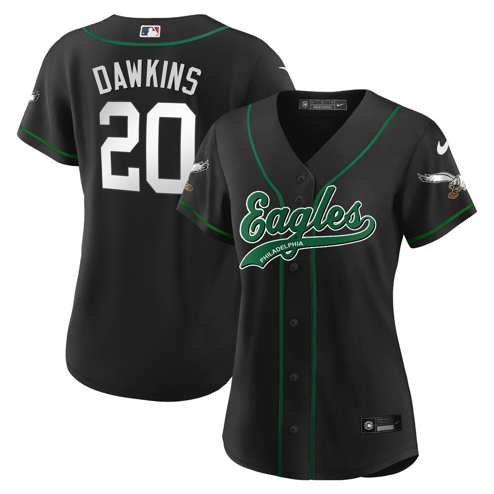 Camisa NFL Women’s Kelly Green Jersey