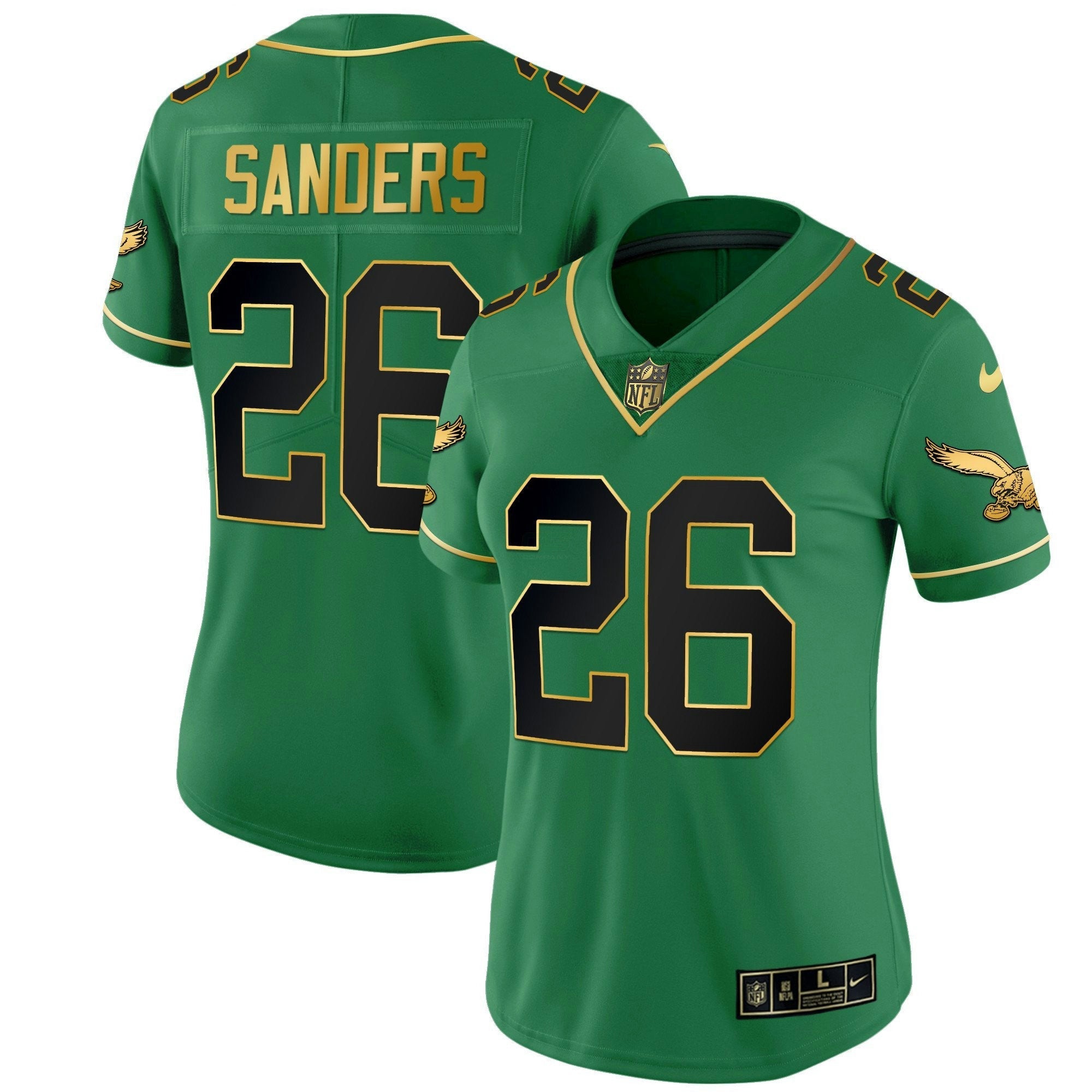 Camisa NFL Women’s Kelly Verde Dourada Jersey