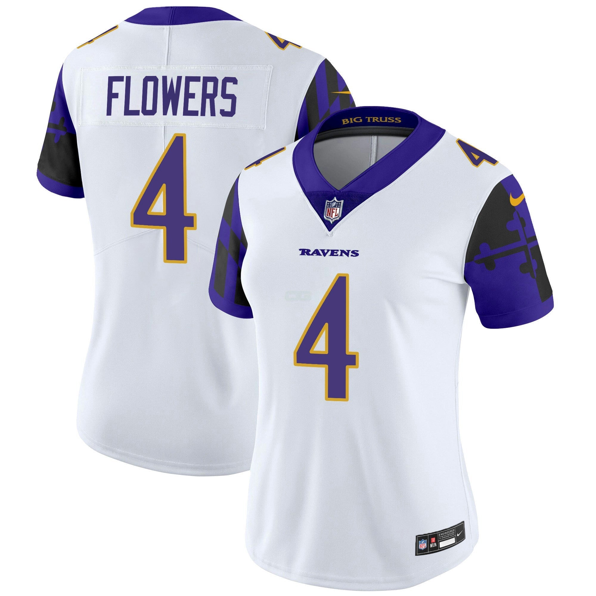 Camisa NFL Women’s Maryland Flag Vapor Limited Jersey