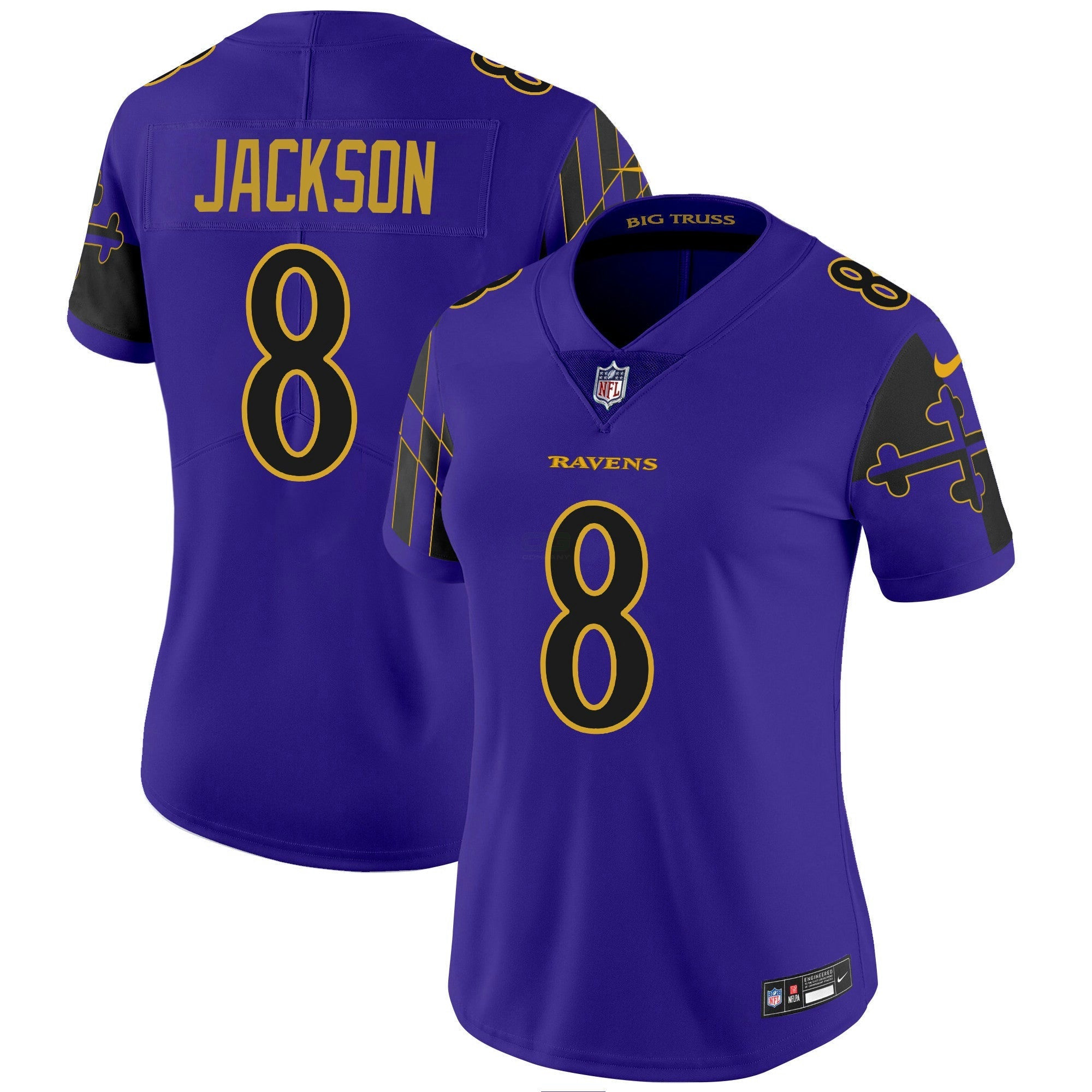 Camisa NFL Women’s Maryland Flag Vapor Limited Jersey