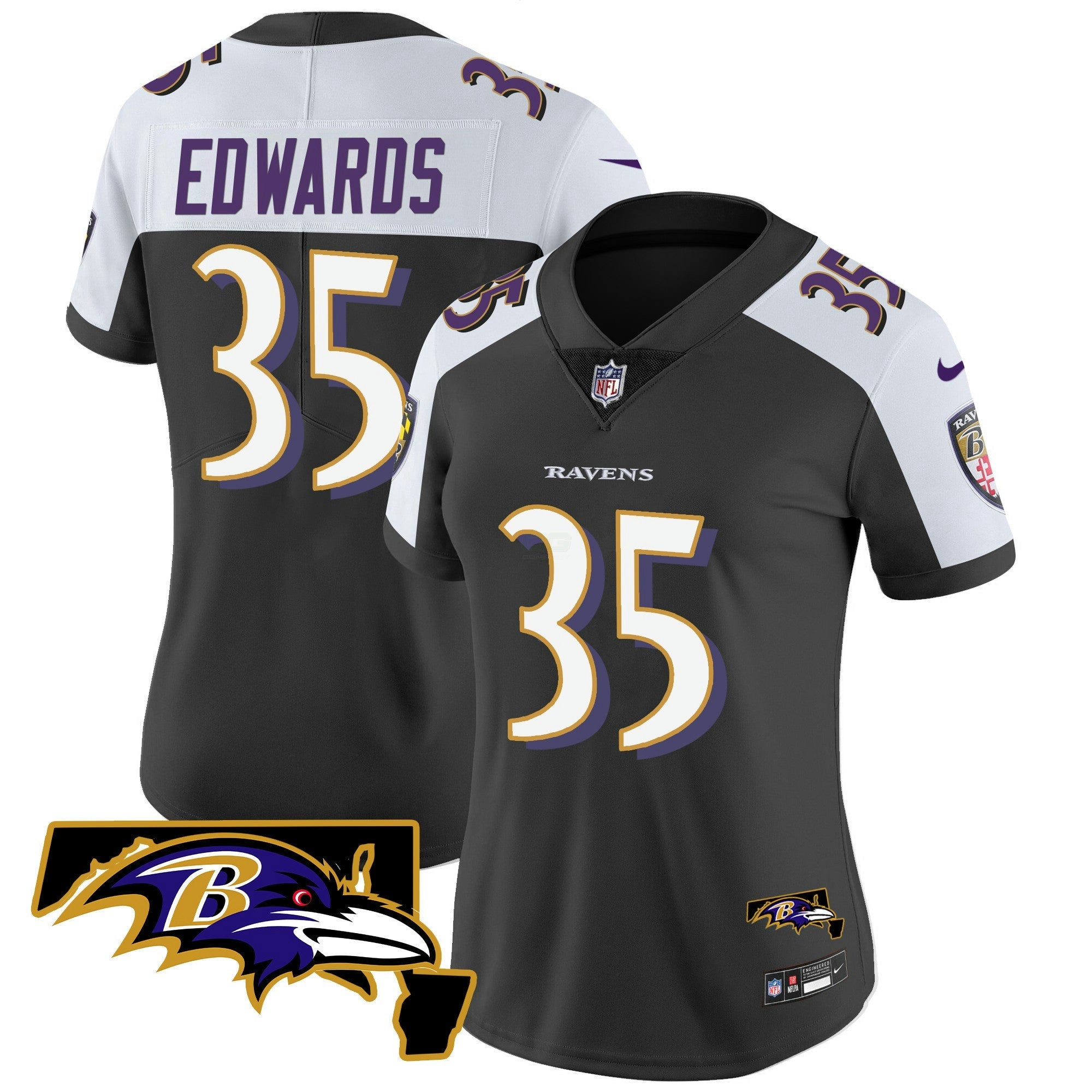 Camisa NFL Women’s Maryland Patch Vapor Limited Jersey