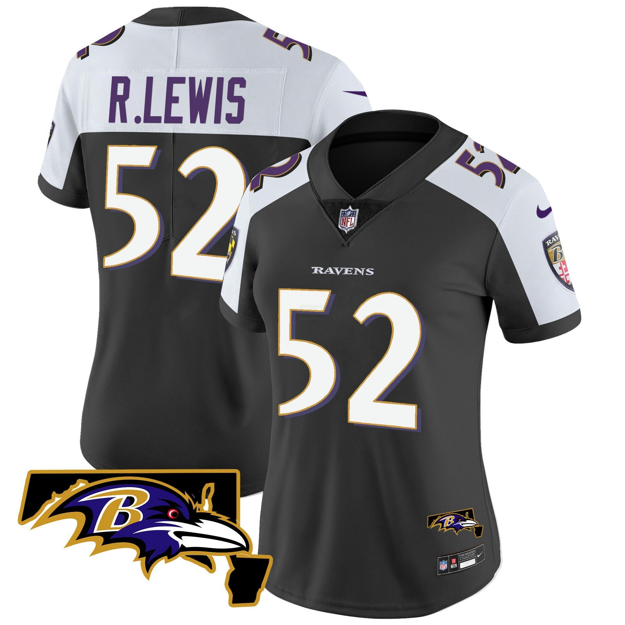 Camisa NFL Women’s Maryland Patch Vapor Limited Jersey
