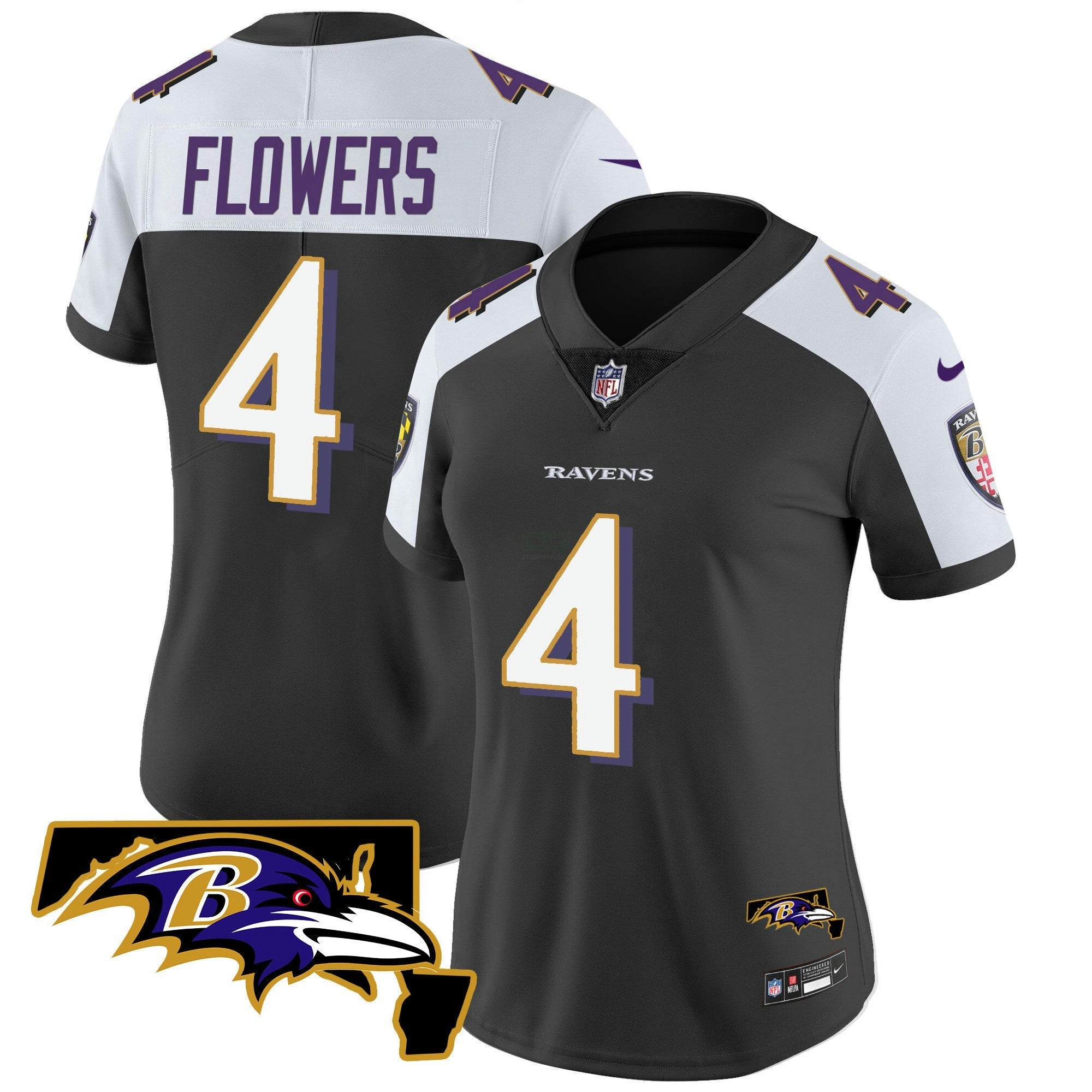 Camisa NFL Women’s Maryland Patch Vapor Limited Jersey