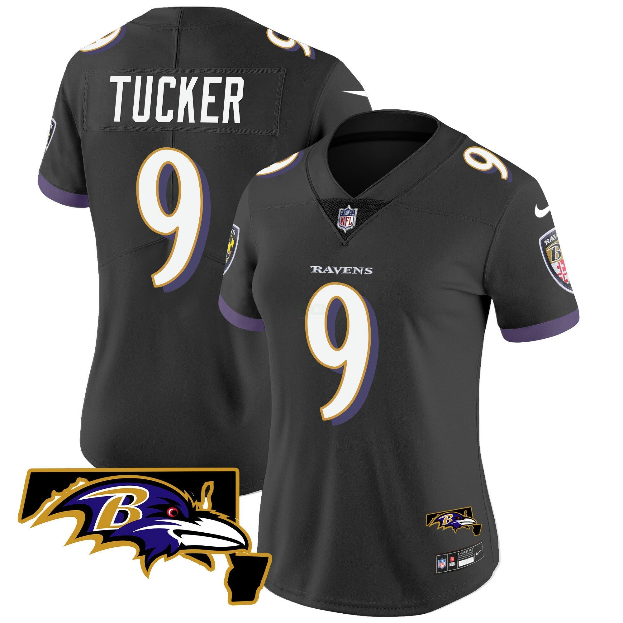Camisa NFL Women’s Maryland Patch Vapor Limited Jersey