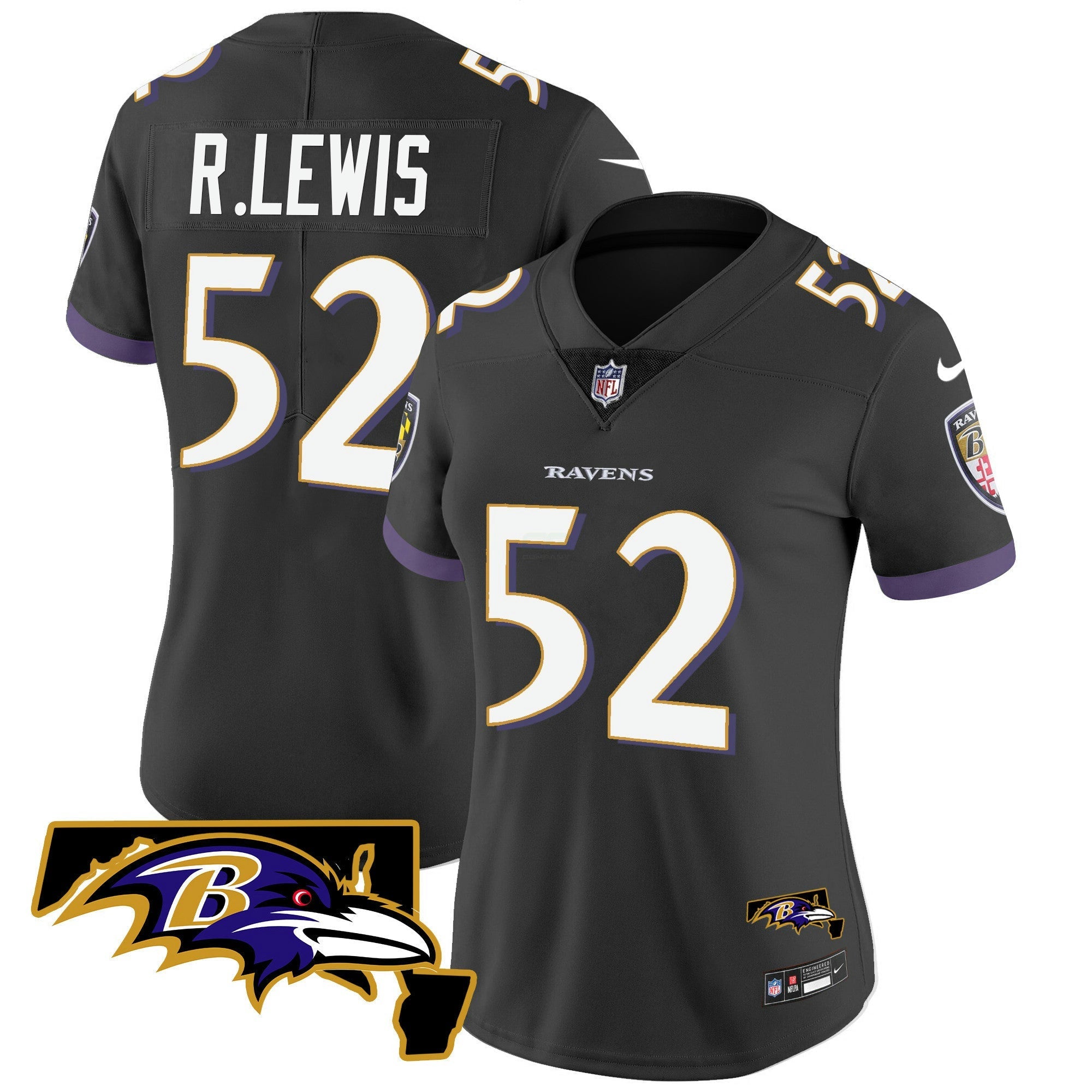 Camisa NFL Women’s Maryland Patch Vapor Limited Jersey