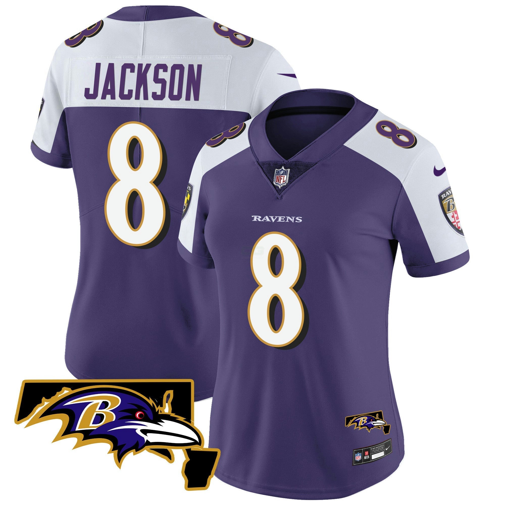 Camisa NFL Women’s Maryland Patch Vapor Limited Jersey