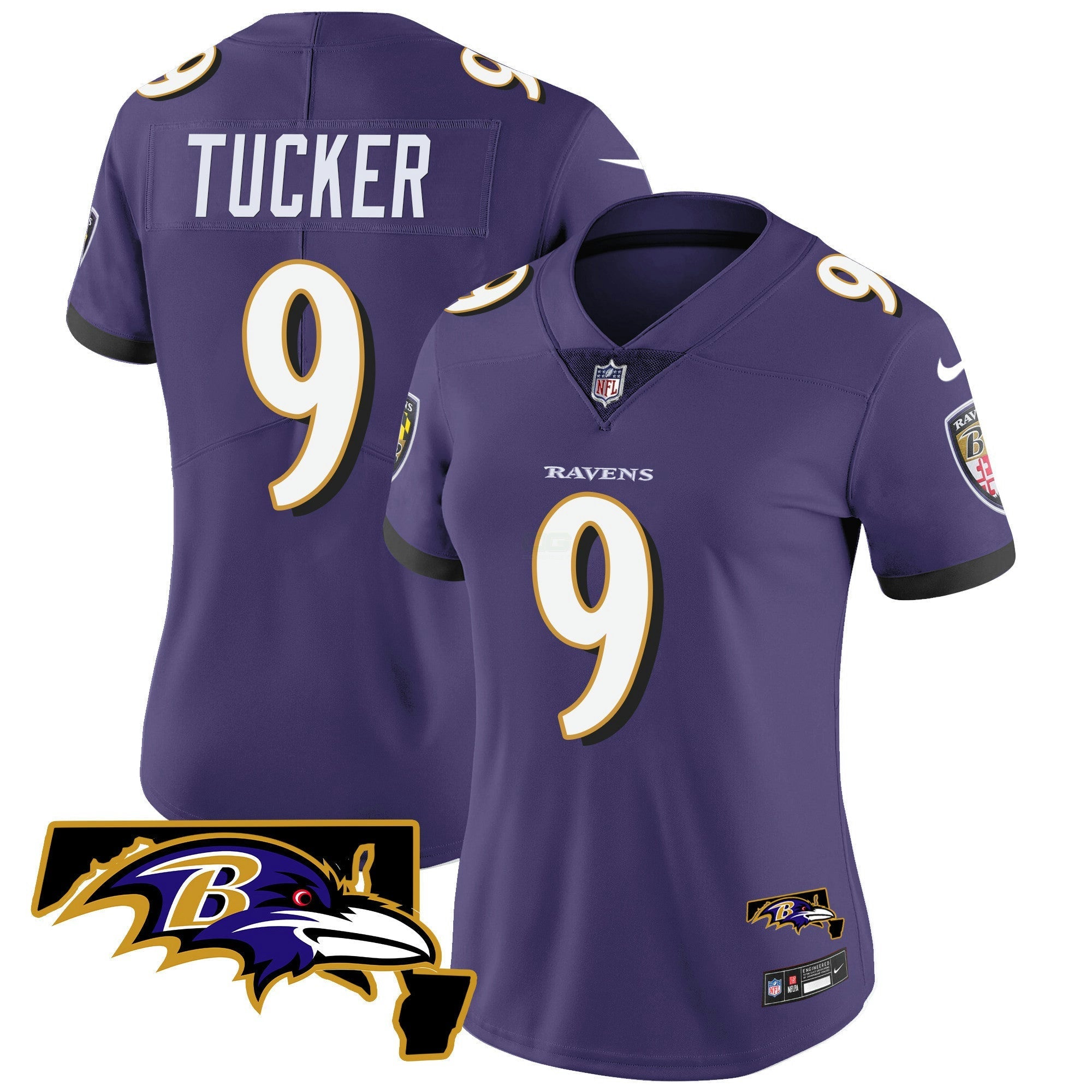 Camisa NFL Women’s Maryland Patch Vapor Limited Jersey