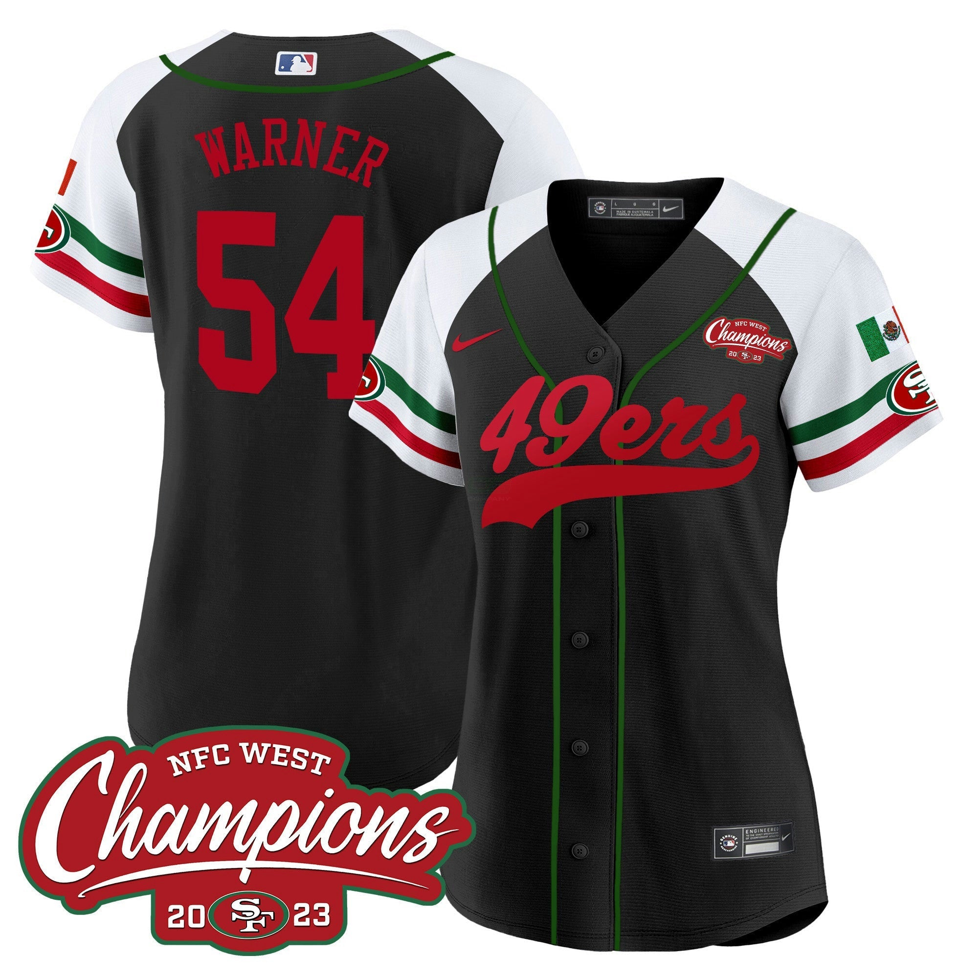 Camisa NFL Women’s Mexico 2023 NFC West Champions Jersey