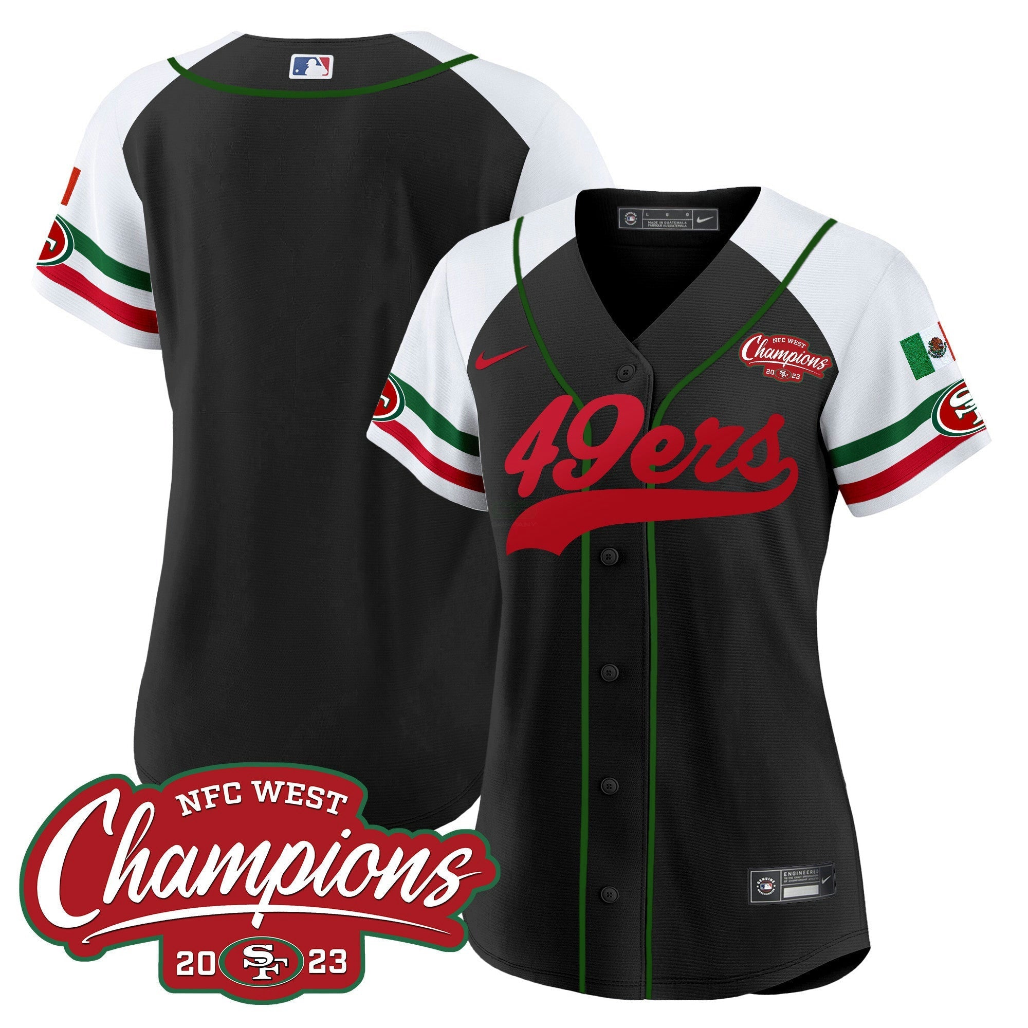 Camisa NFL Women’s Mexico 2023 NFC West Champions Jersey