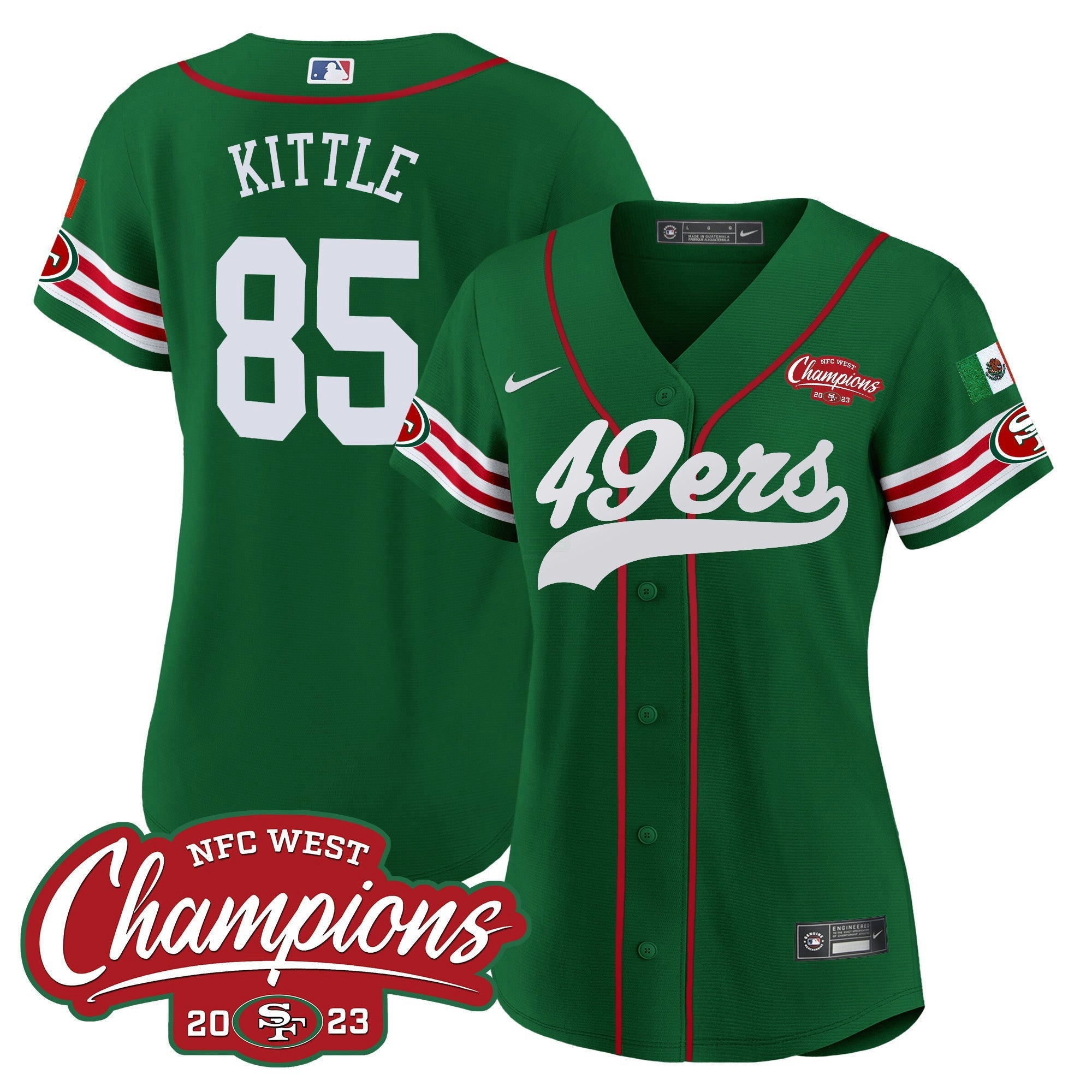 Camisa NFL Women’s Mexico 2023 NFC West Champions Jersey