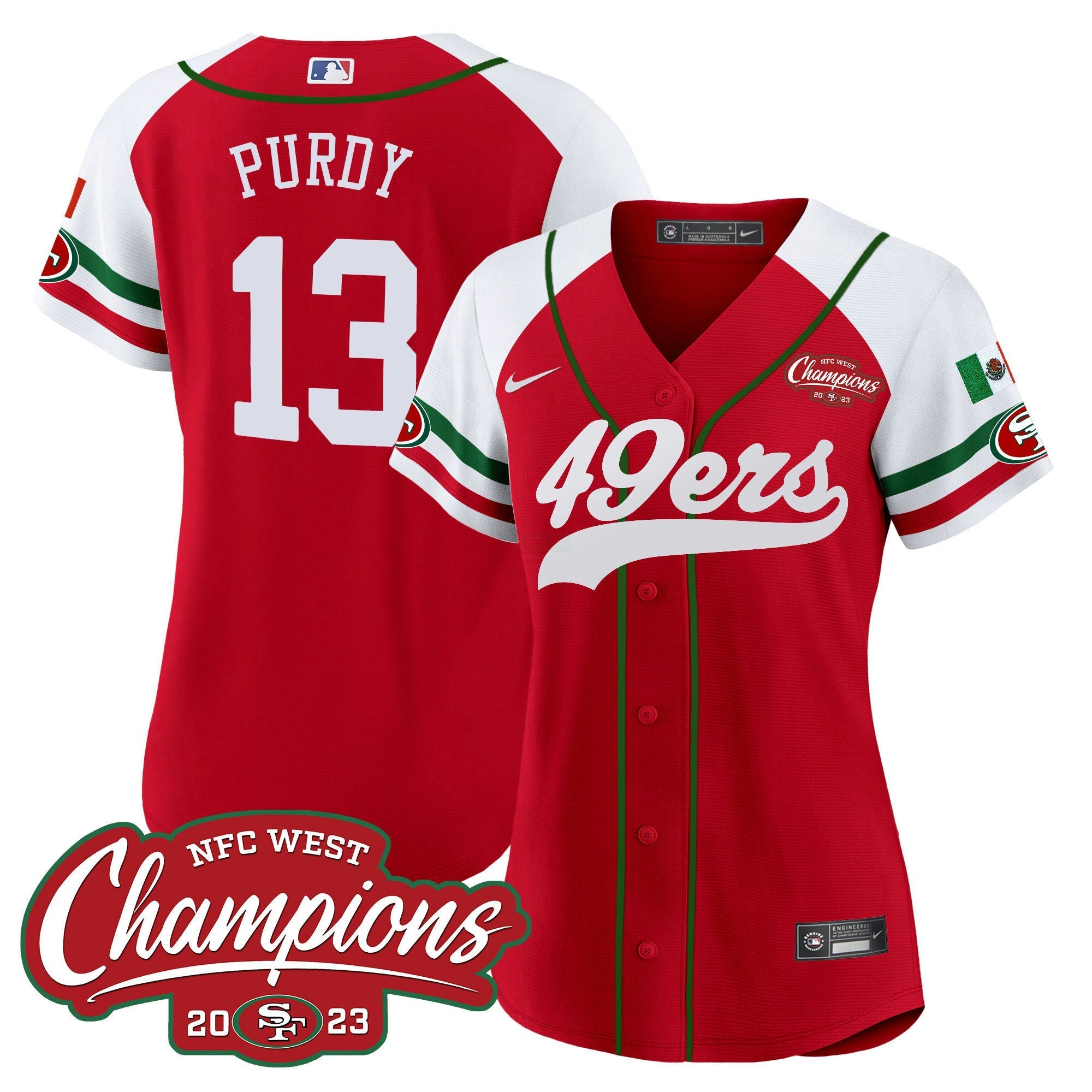 Camisa NFL Women’s Mexico 2023 NFC West Champions Jersey