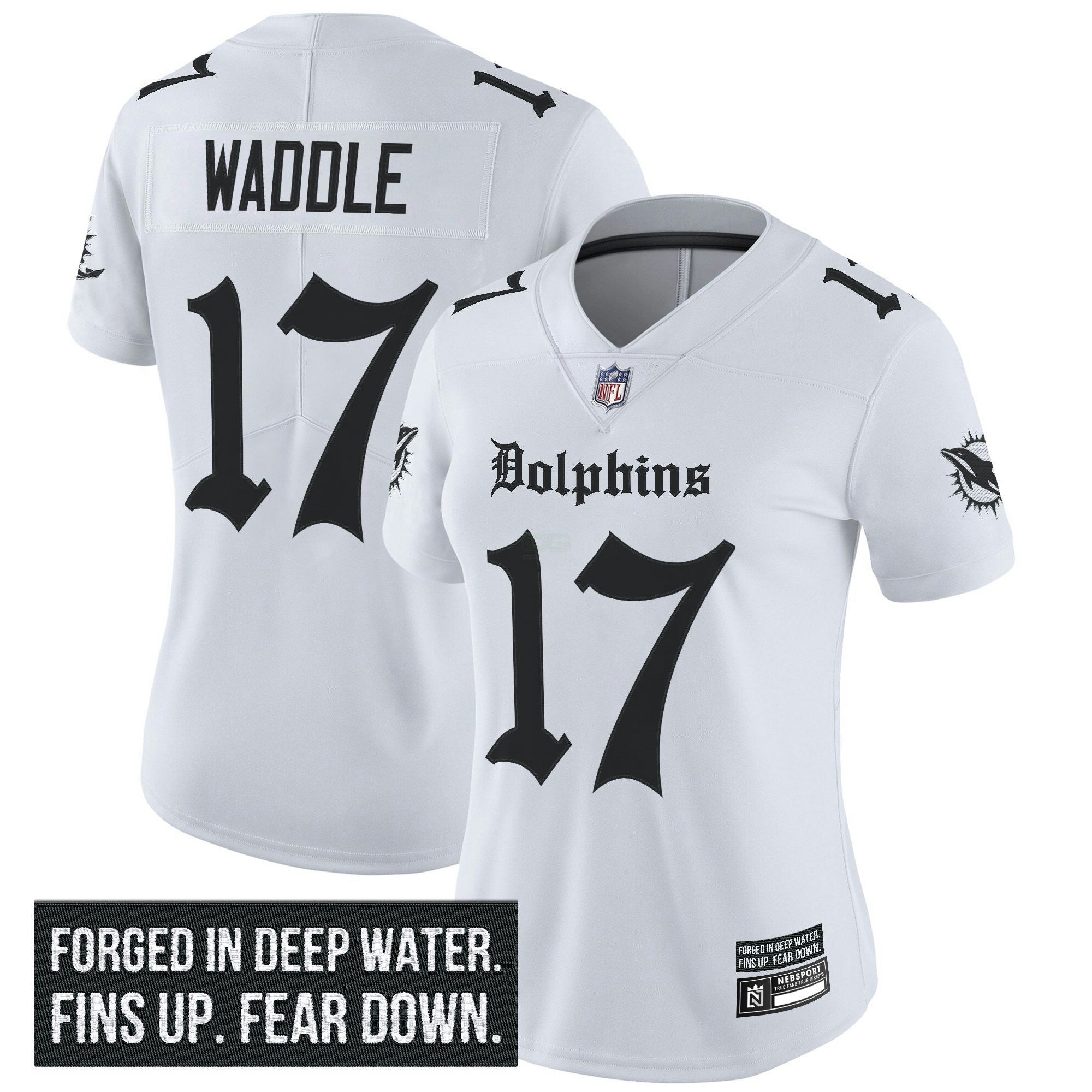Camisa NFL Women’s Miami ‘Gothic Deep Water Edition’ Vapor Limited Jersey