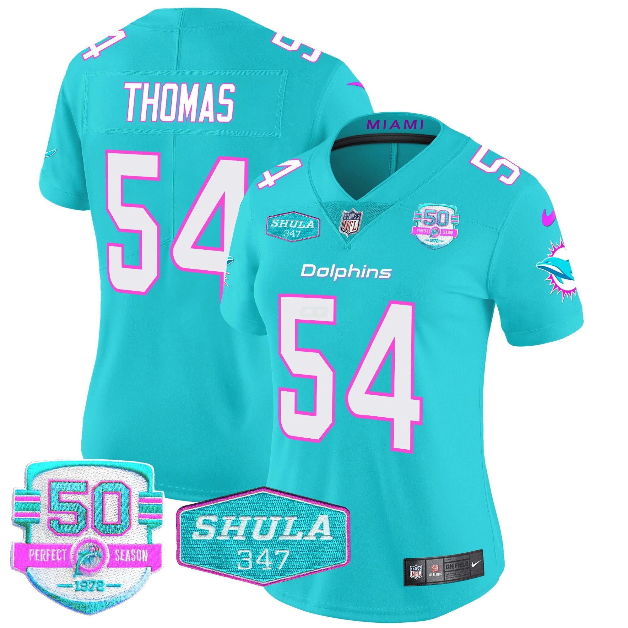 Camisa NFL Women’s “Miami Vice” Vapor Limited Jersey V2