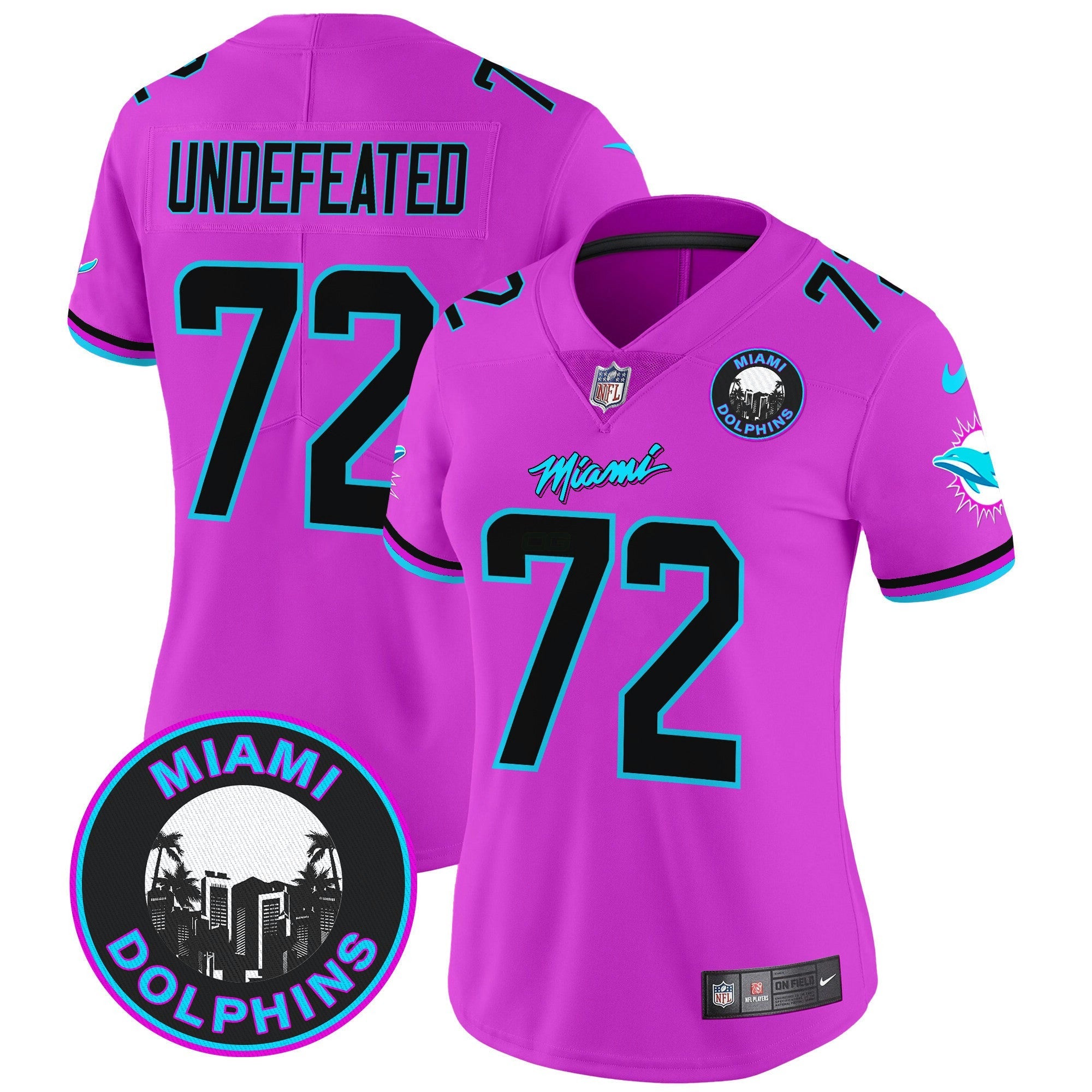 Camisa NFL Women’s “Miami Vice” Vapor Limited Jersey V3
