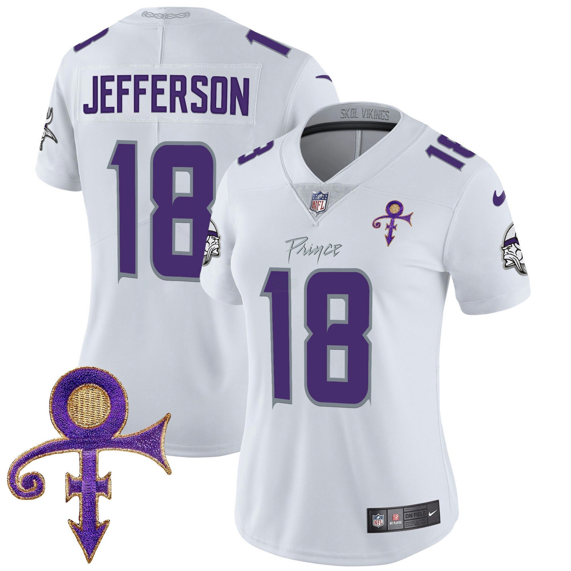 Camisa NFL Women’s Minnesota 2024 Prince Vapor Limited Jersey