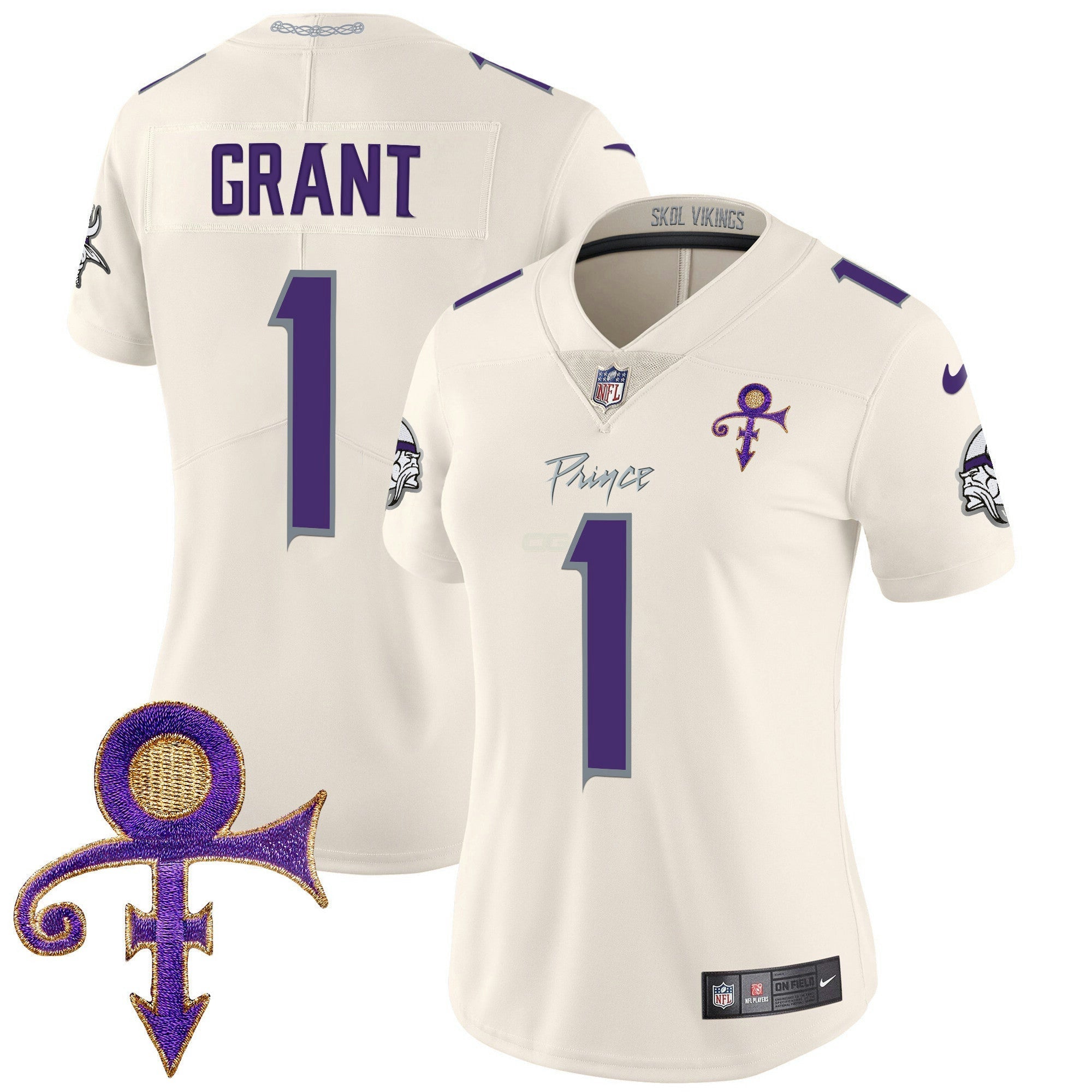 Camisa NFL Women’s Minnesota 2024 Prince Vapor Limited Jersey
