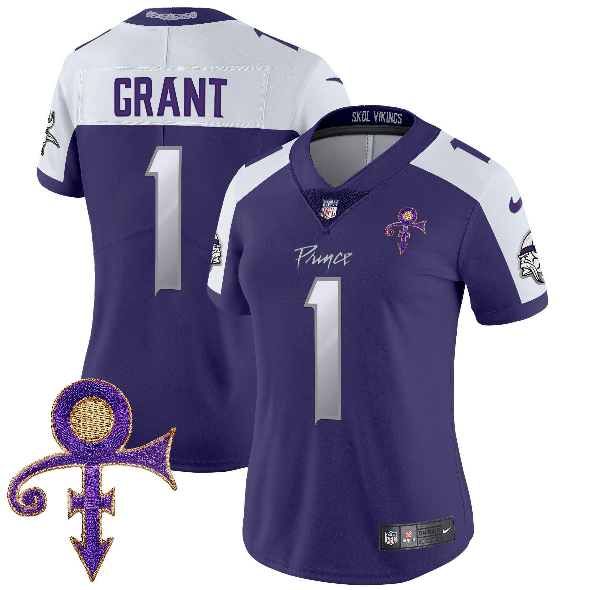 Camisa NFL Women’s Minnesota 2024 Prince Vapor Limited Jersey